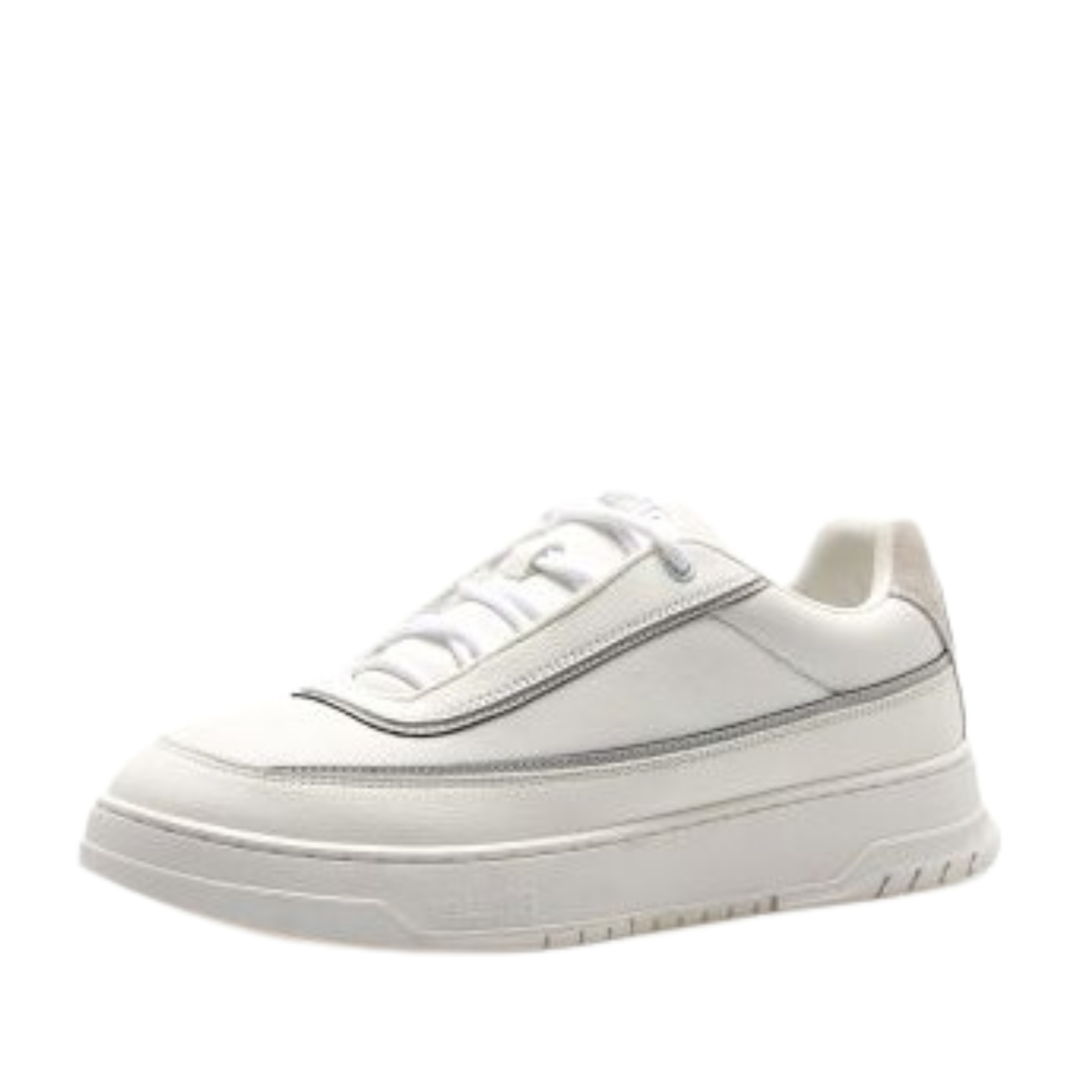 SNEAKERS BASSE CON LACCI UOMO BIANCO