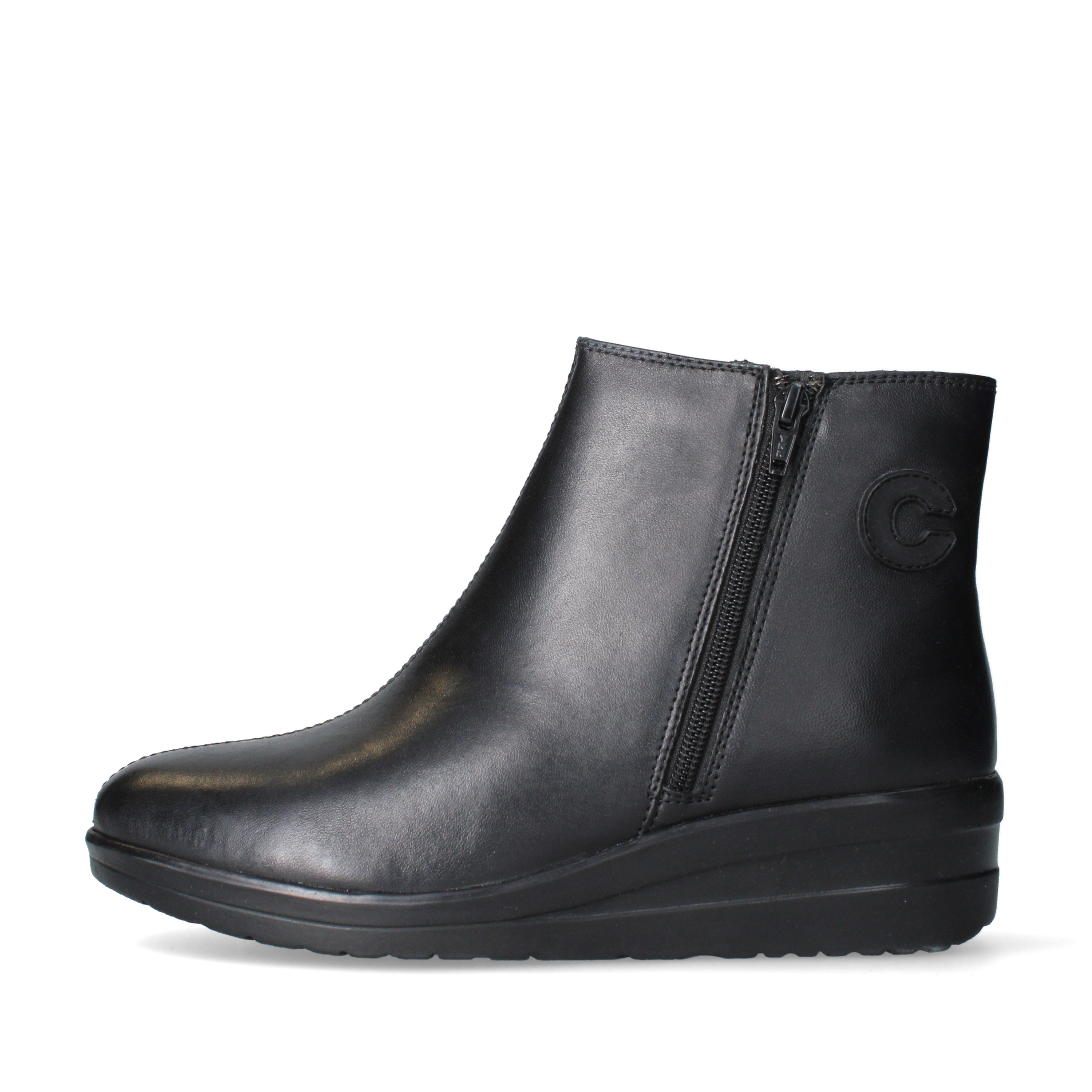 STIVALETTI TACCO BASSO IV2609 DONNA NERO