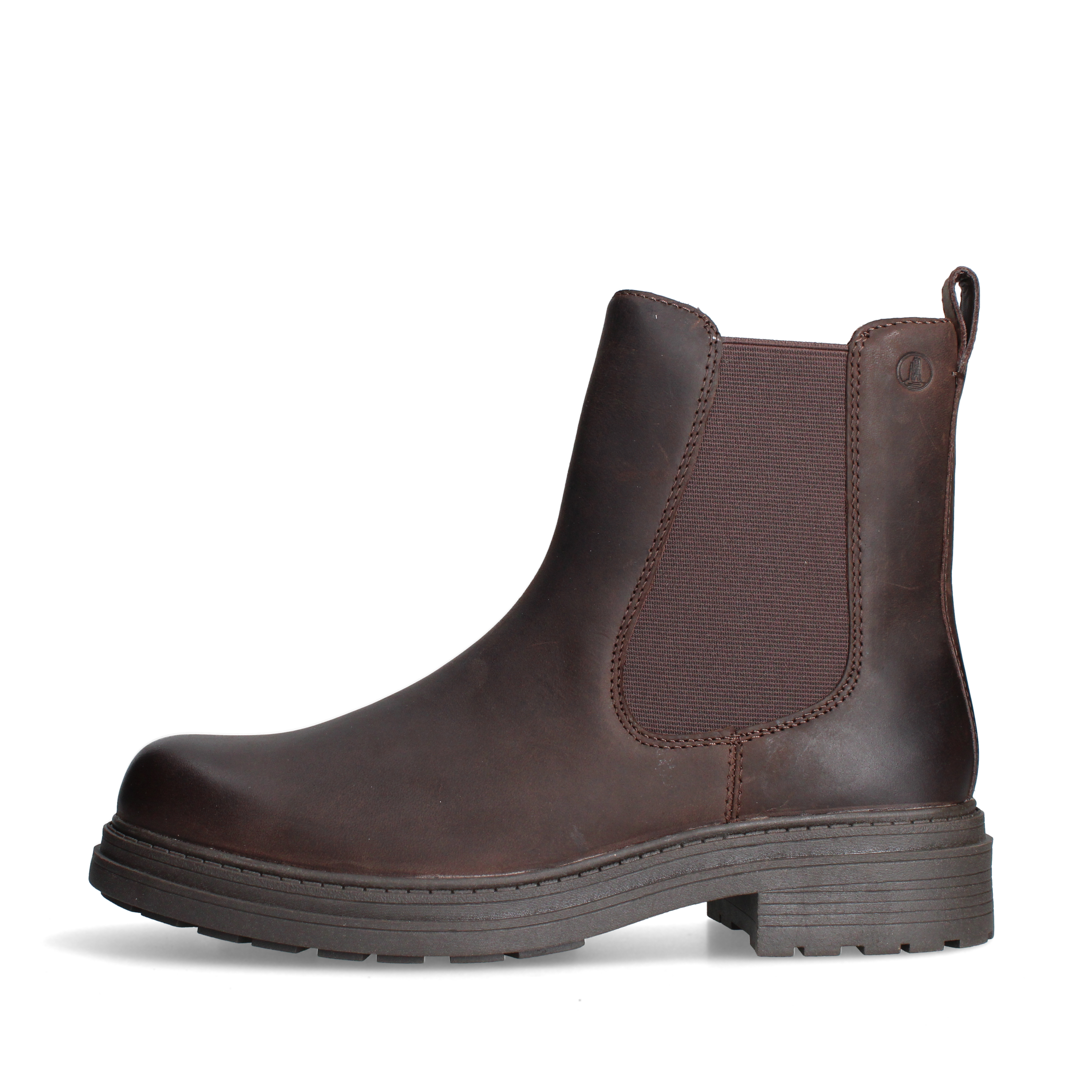 STIVALETTI TACCO BASSO 182902 DONNA MARRONE