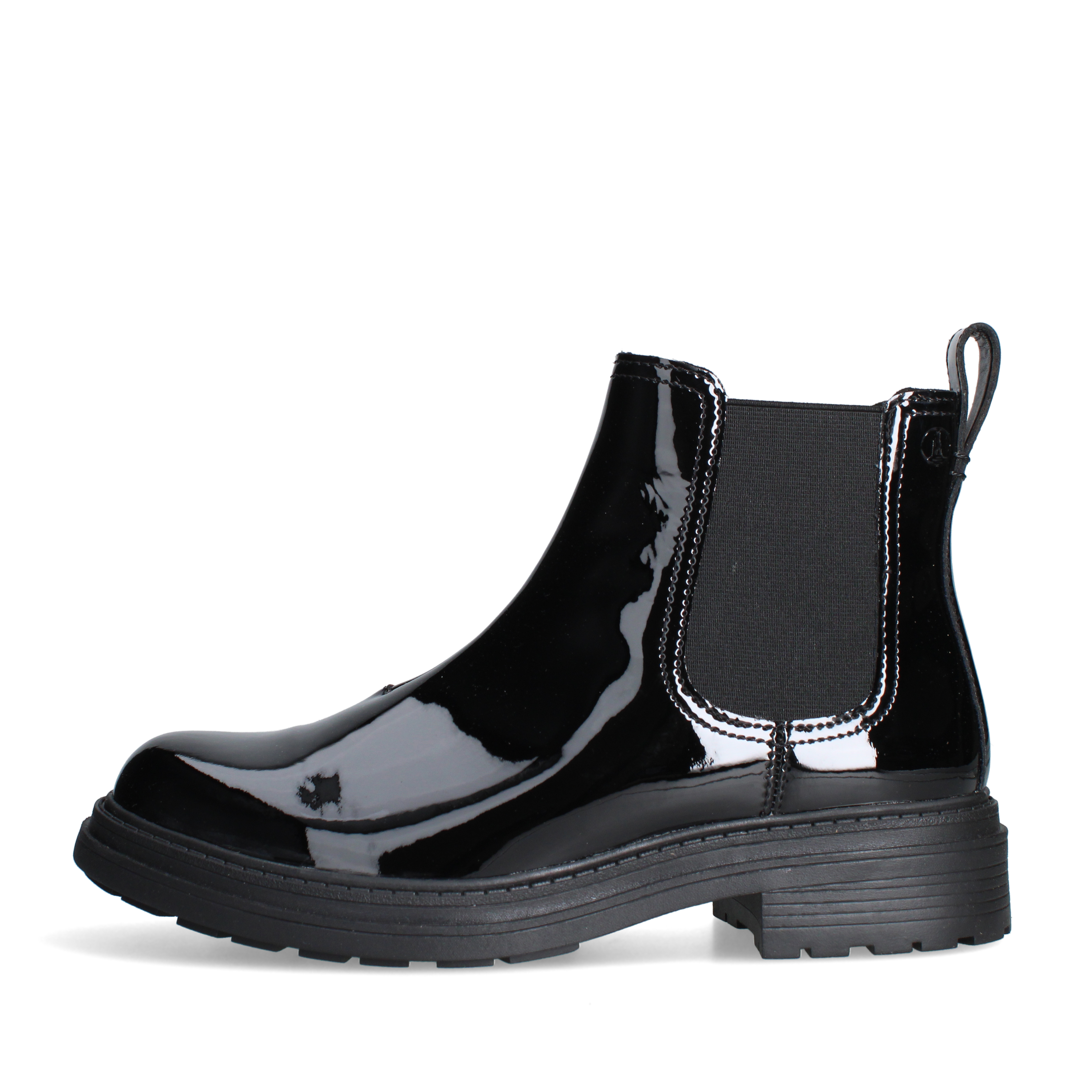 STIVALETTI TACCO BASSO 184623 DONNA NERO