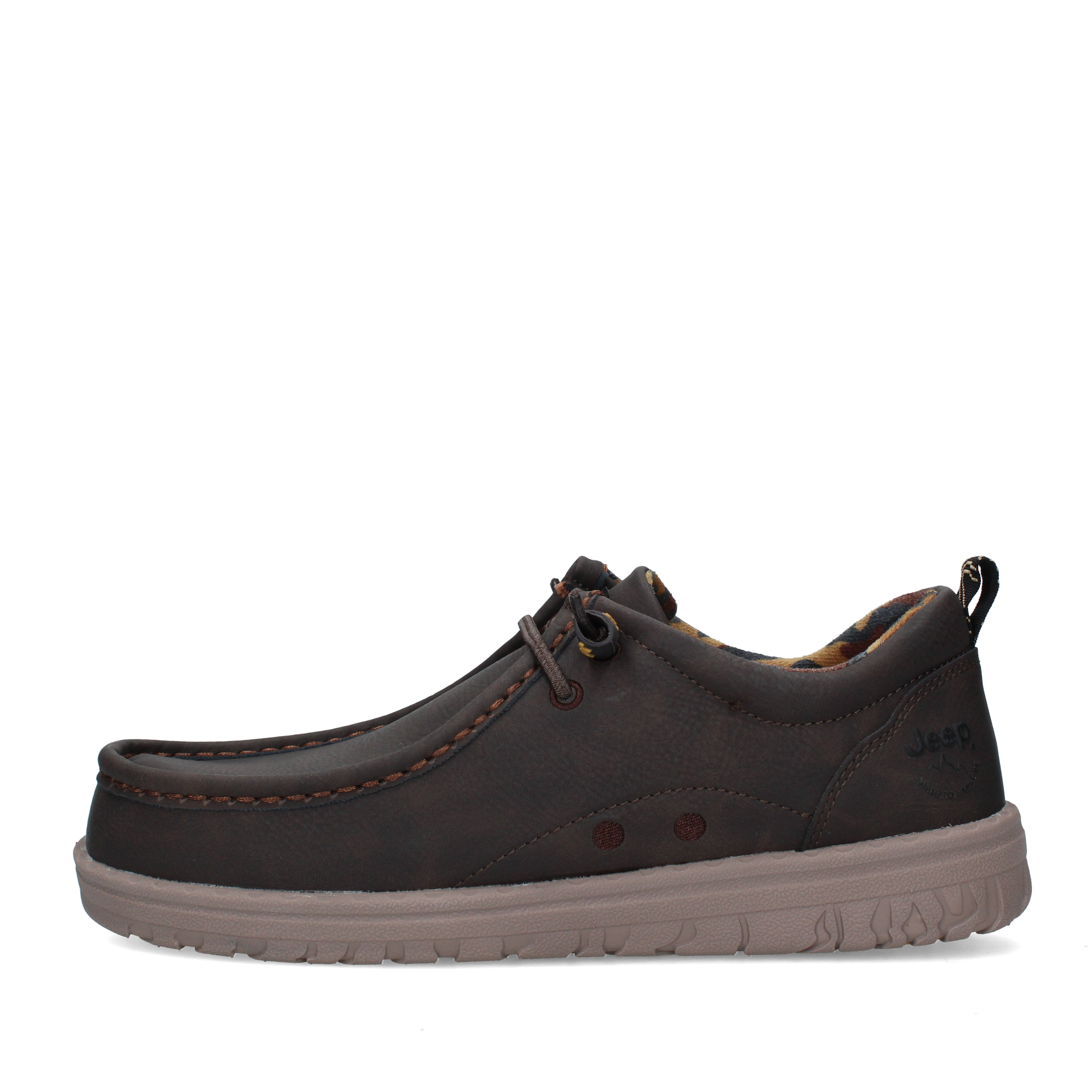 STRINGATE COMFORT CON CUCITURE STILE MOCASSINO UOMO MARRONE