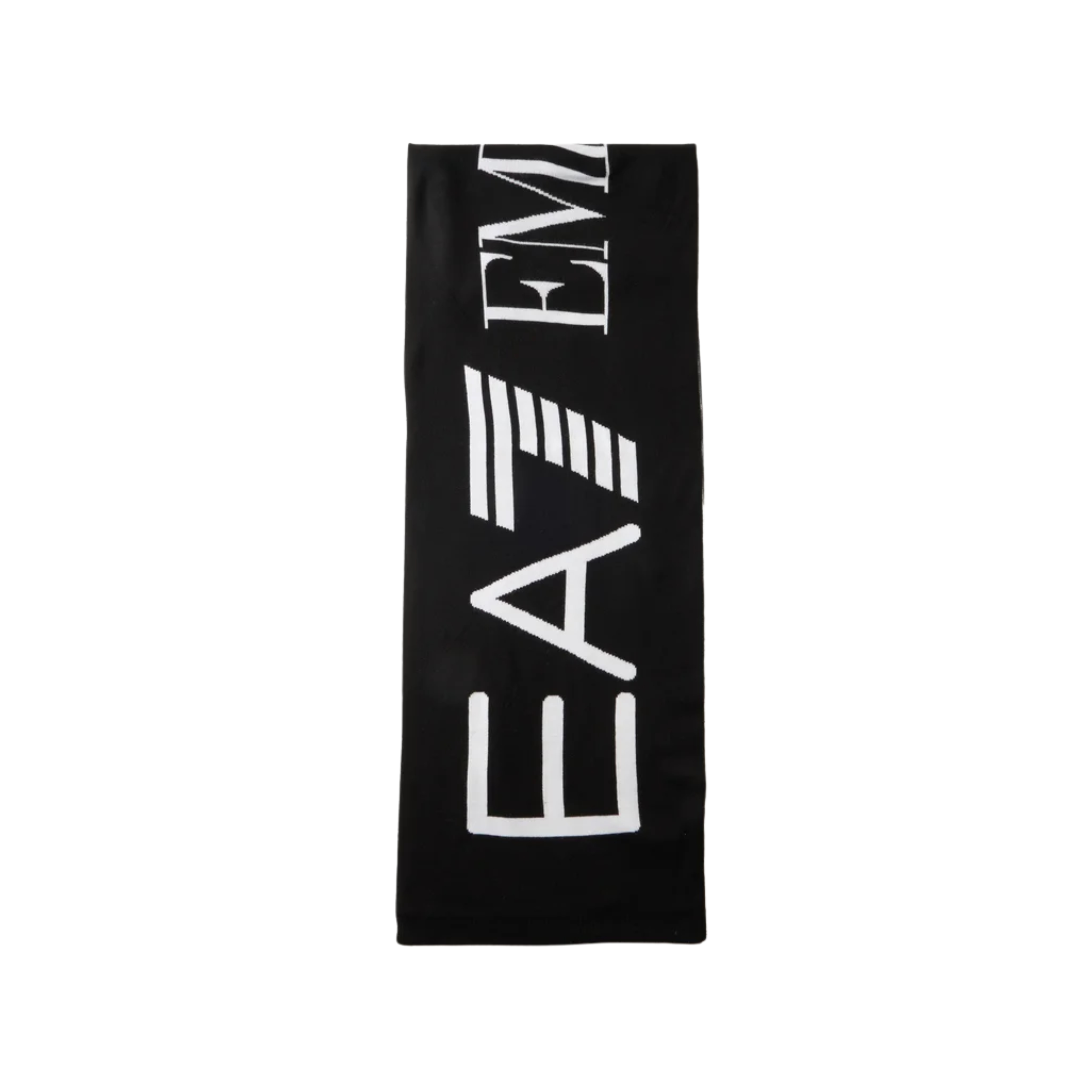 SCIARPA CON MAXI LOGO UOMO NERO