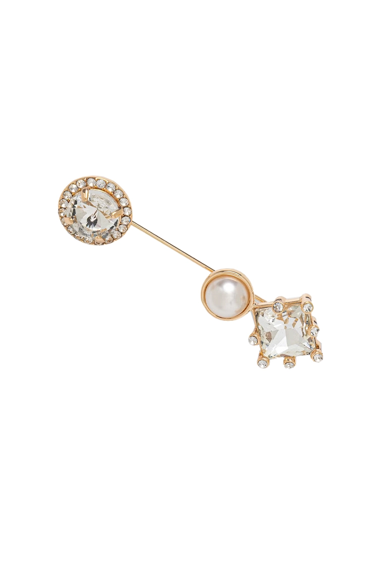 SPILLA IN METALLO CON CHIUSURA A BASTONE DONNA ORO