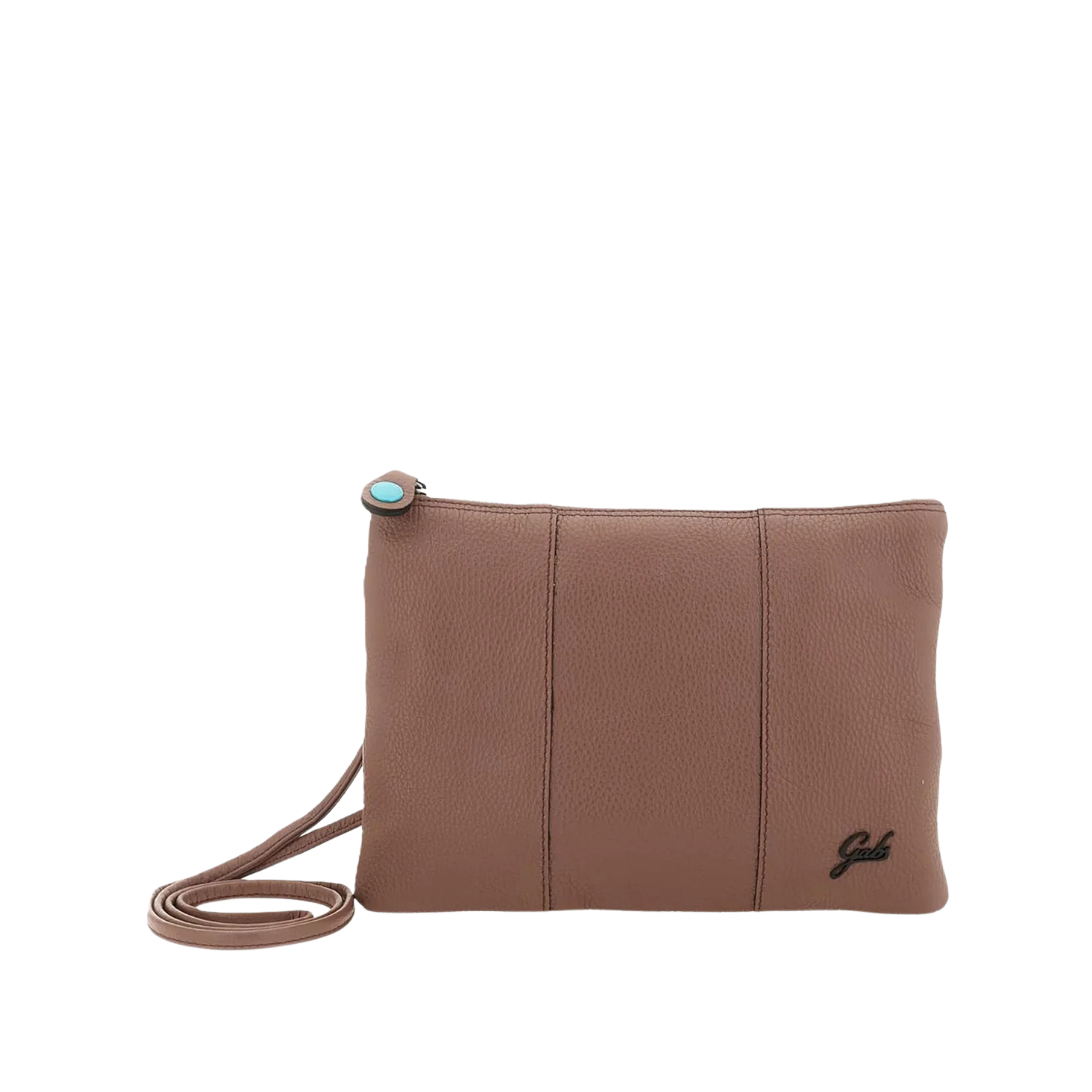 BORSA A TRACOLLA IN PELLE MARTELLATA DI VITELLO DONNA MARRONE