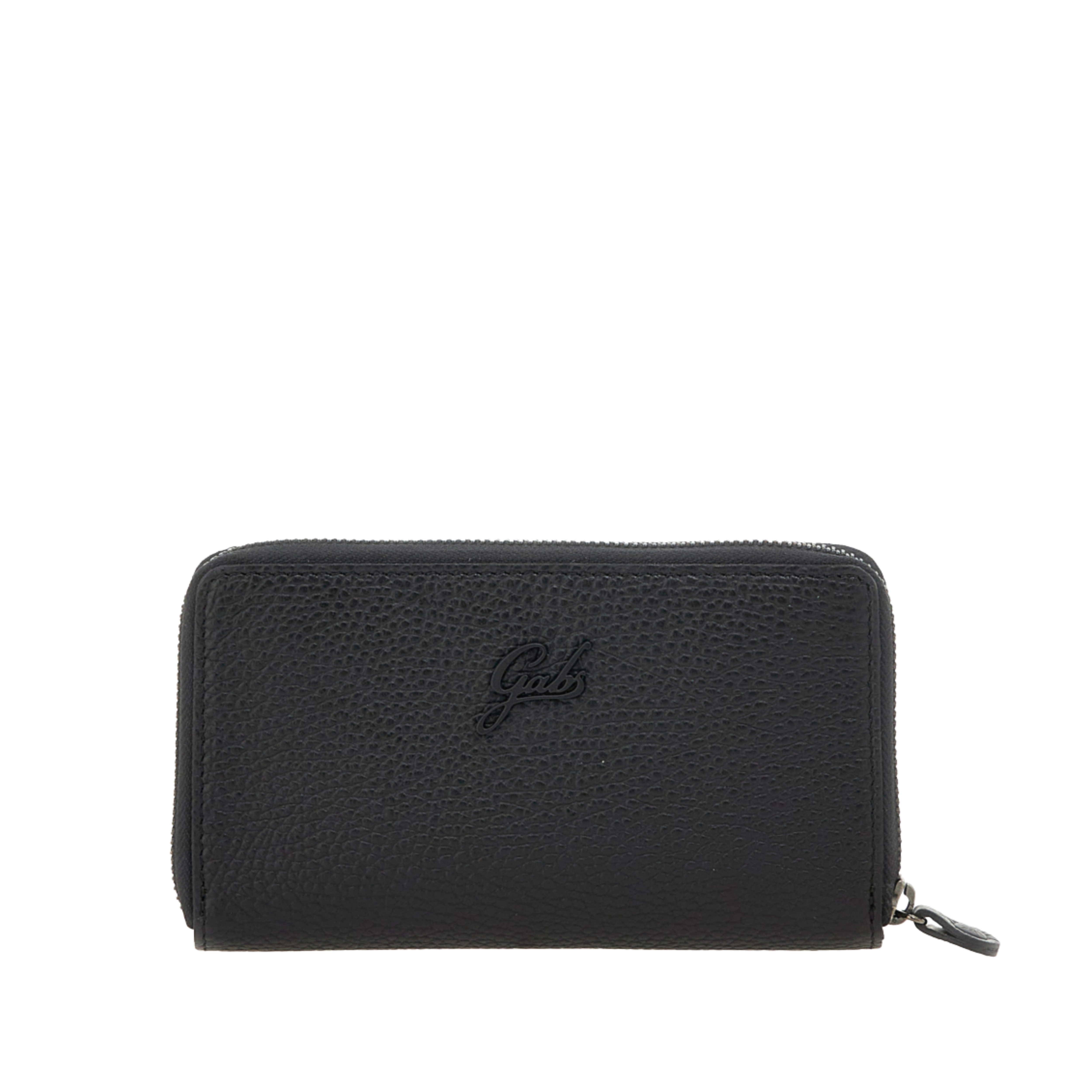 PORTAFOGLI CON CHIUSURA A ZIP DONNA NERO
