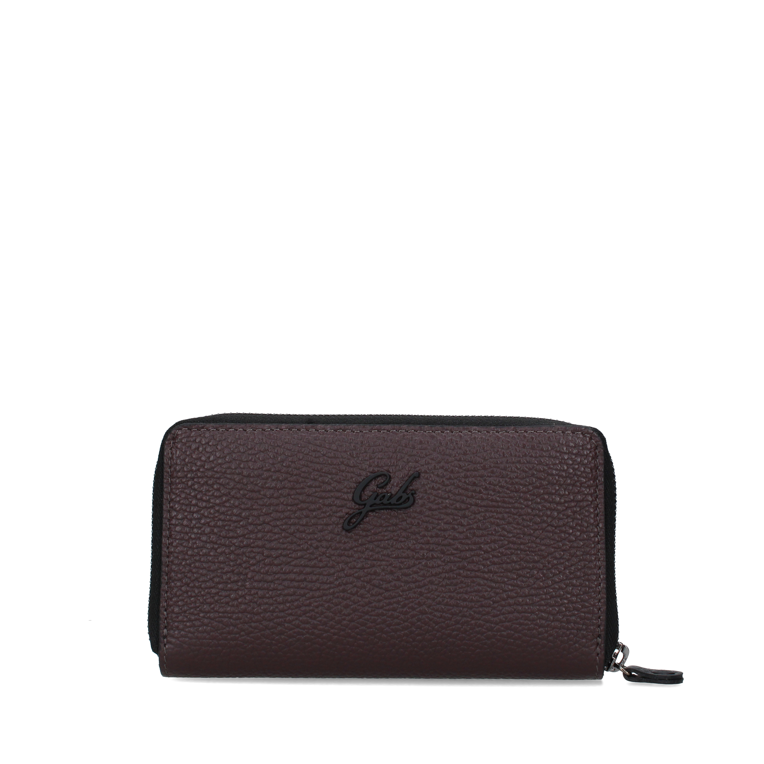 PORTAFOGLI CON CHIUSURA A ZIP DONNA MARRONE
