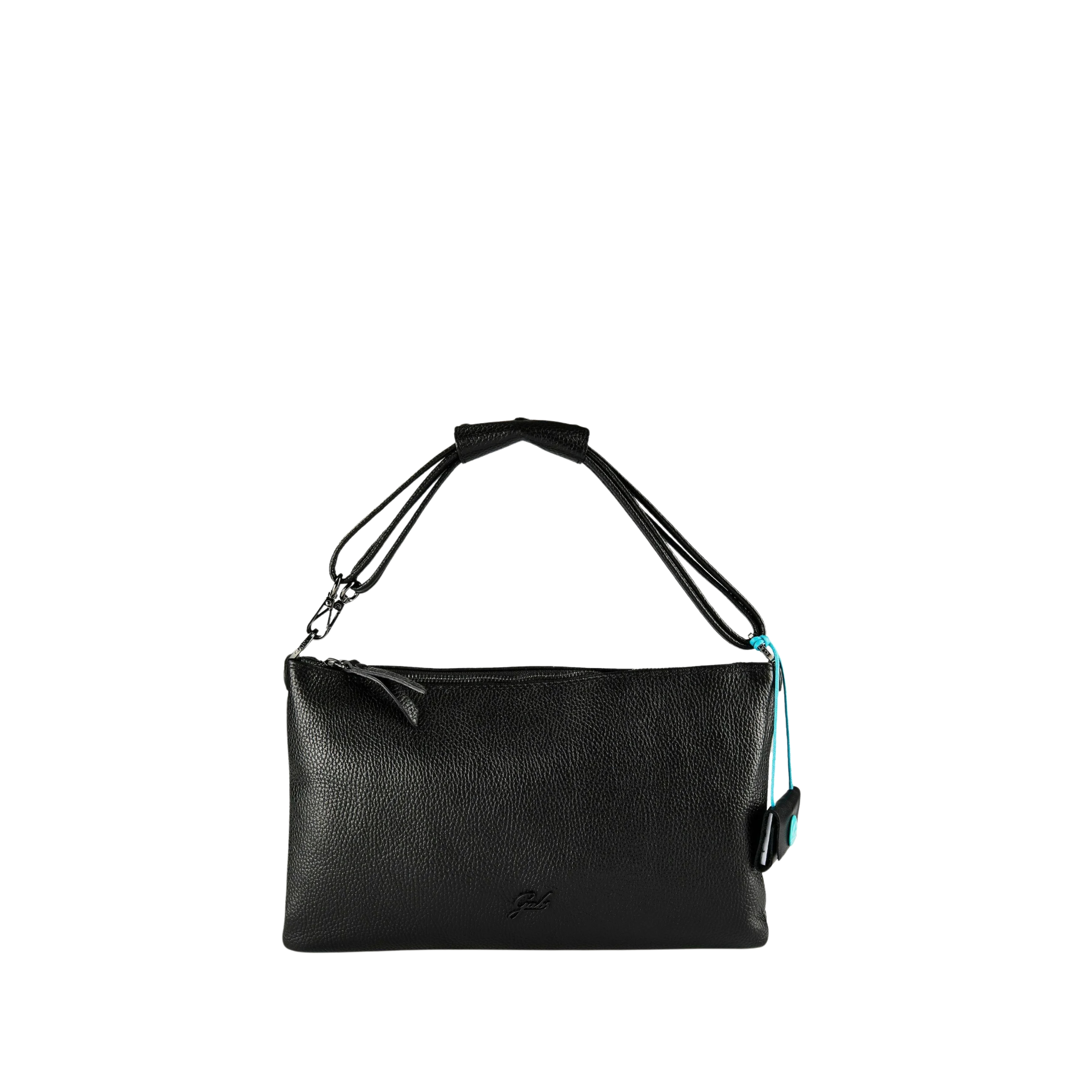 BORSA A SPALLA CON TRACOLLA REMOVIBILE DONNA NERO