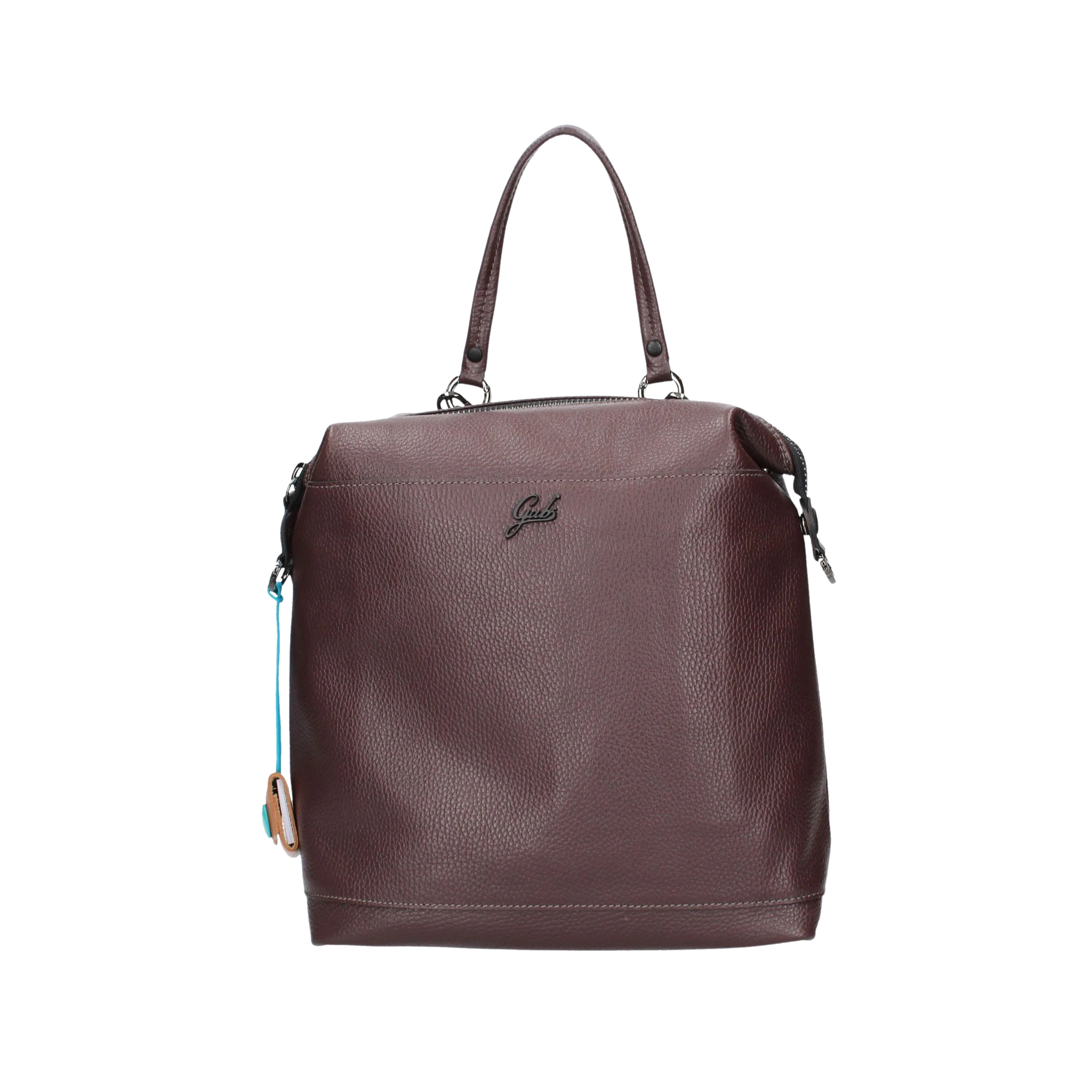 ZAINO IN PELLE MARTELLATA DONNA MARRONE