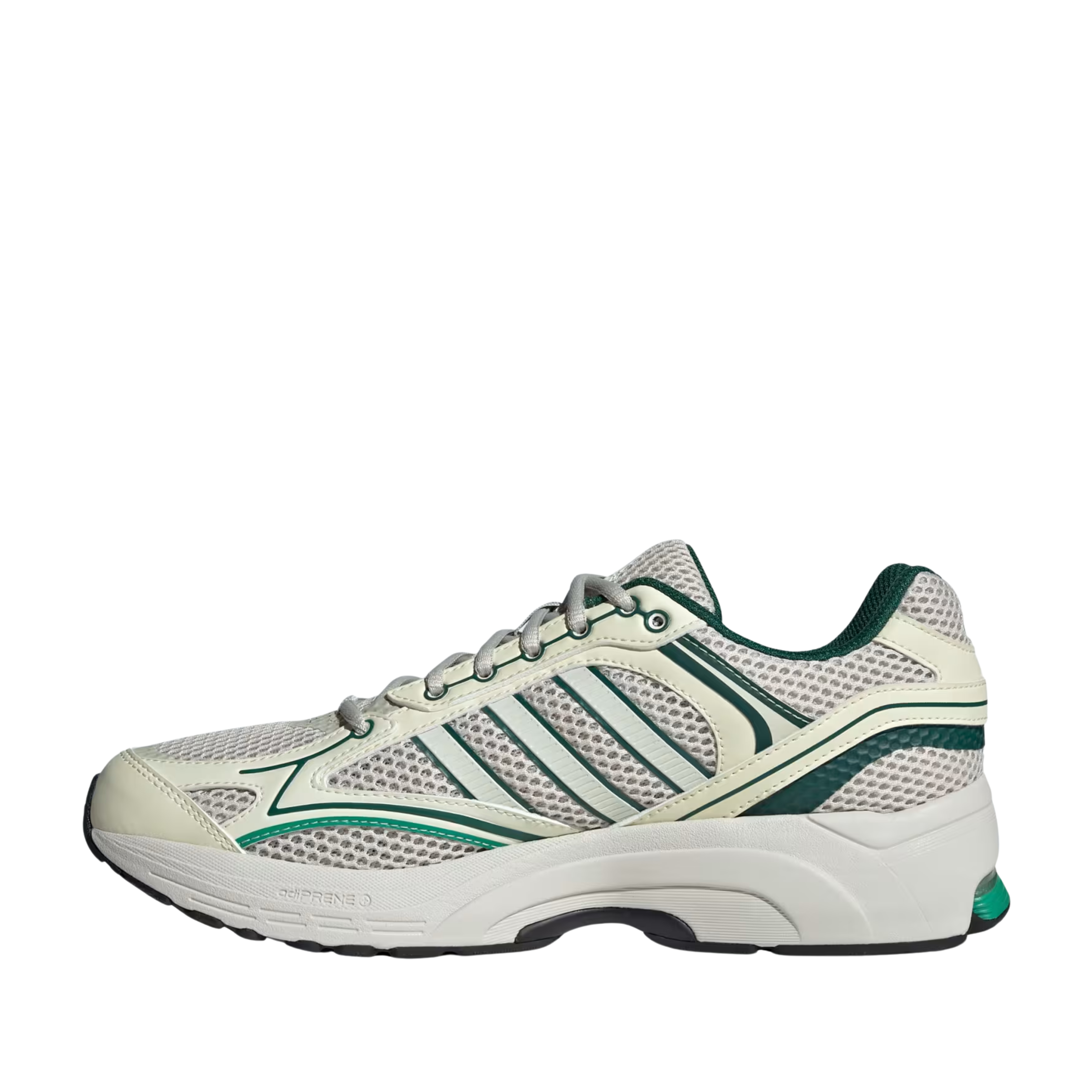 SNEAKERS BASSE RETRO RUNNING CON SUOLA MAXI E DETTAGLI METALLIZZATI UNISEX VERDE