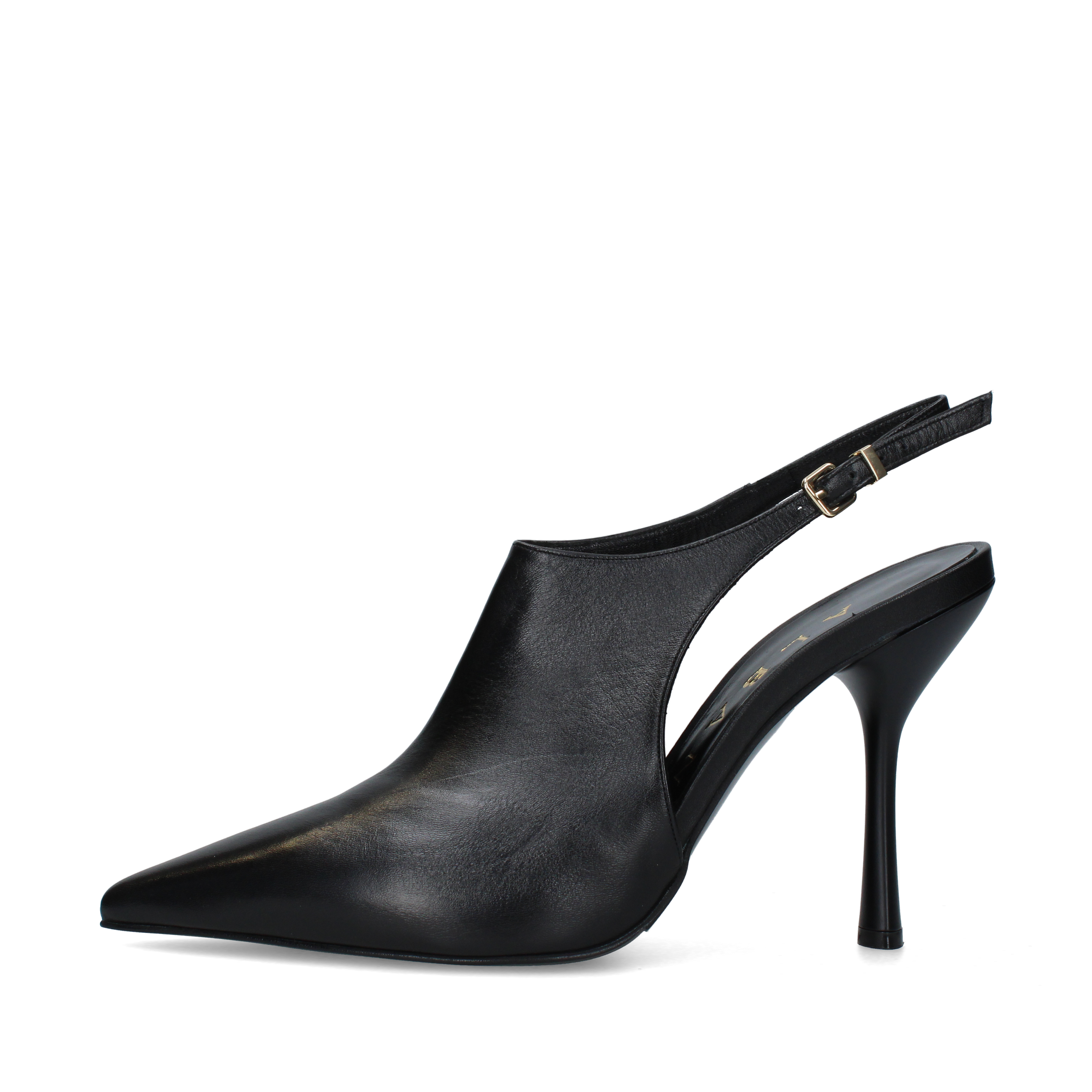 SLINGBACK TACCO ALTO 4364 DONNA NERO