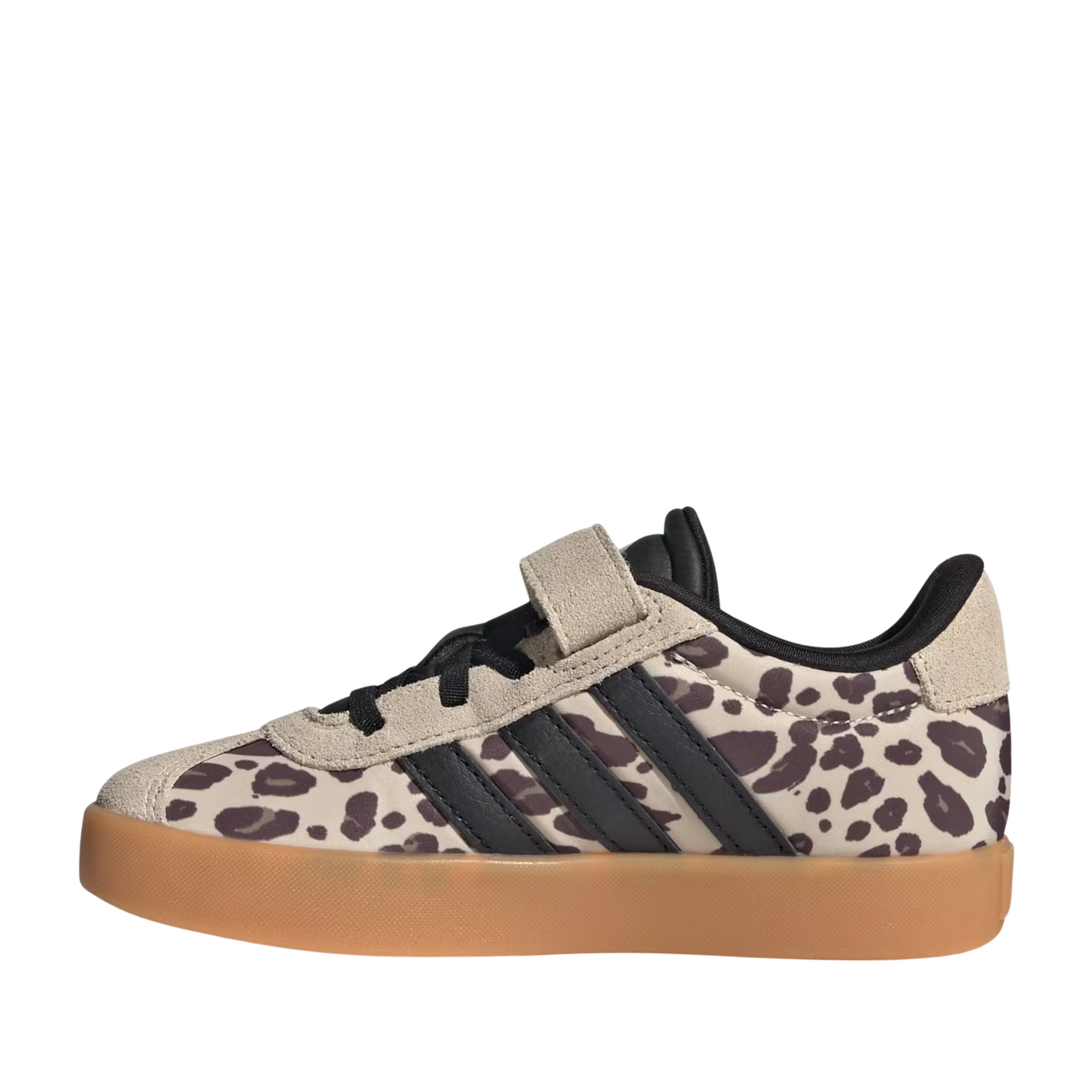 SNEAKERS BASSE CON STRAPPO PUNTA A T BAMBINA BEIGE