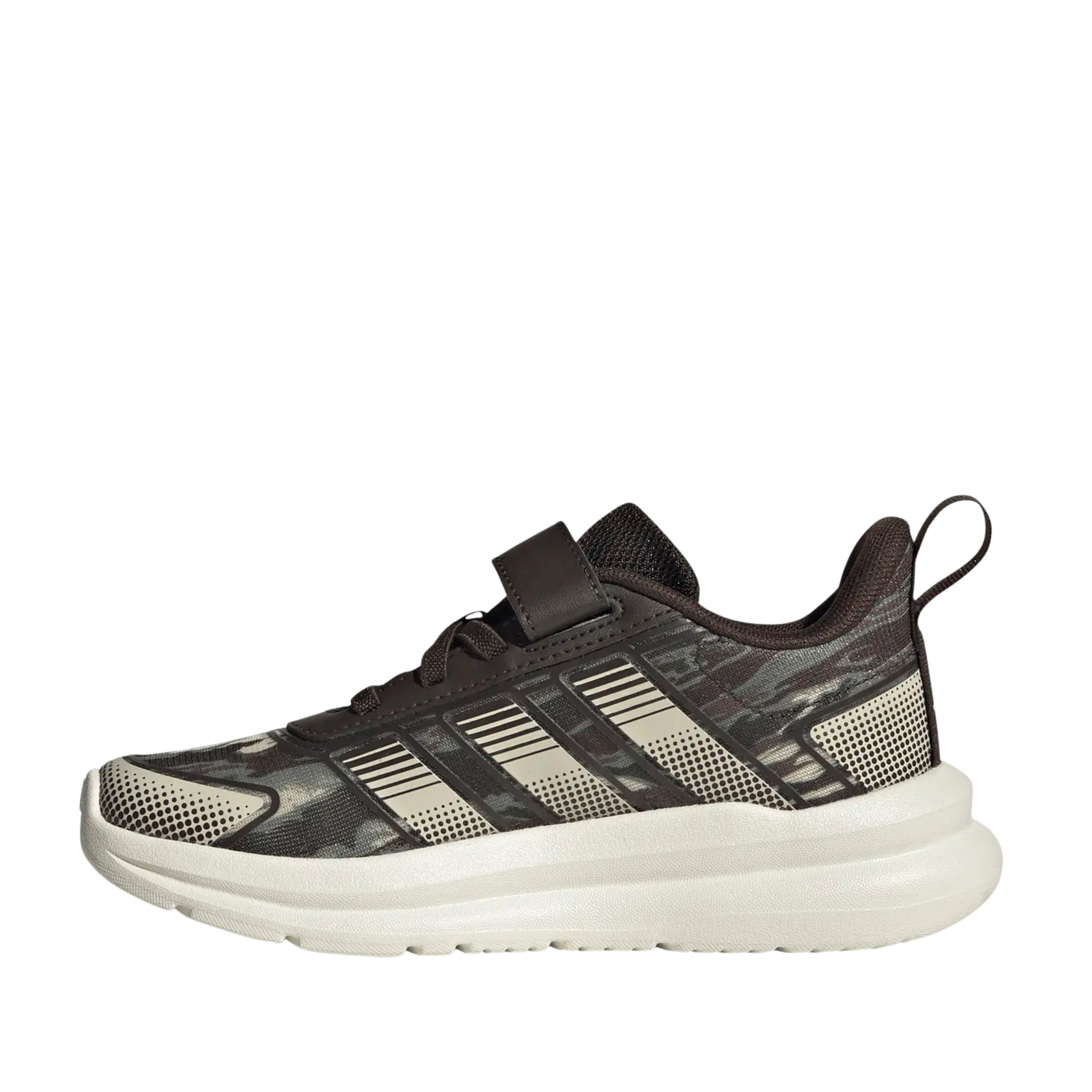 SNEAKERS BASSE CON STRAPPO BAMBINO MARRONE
