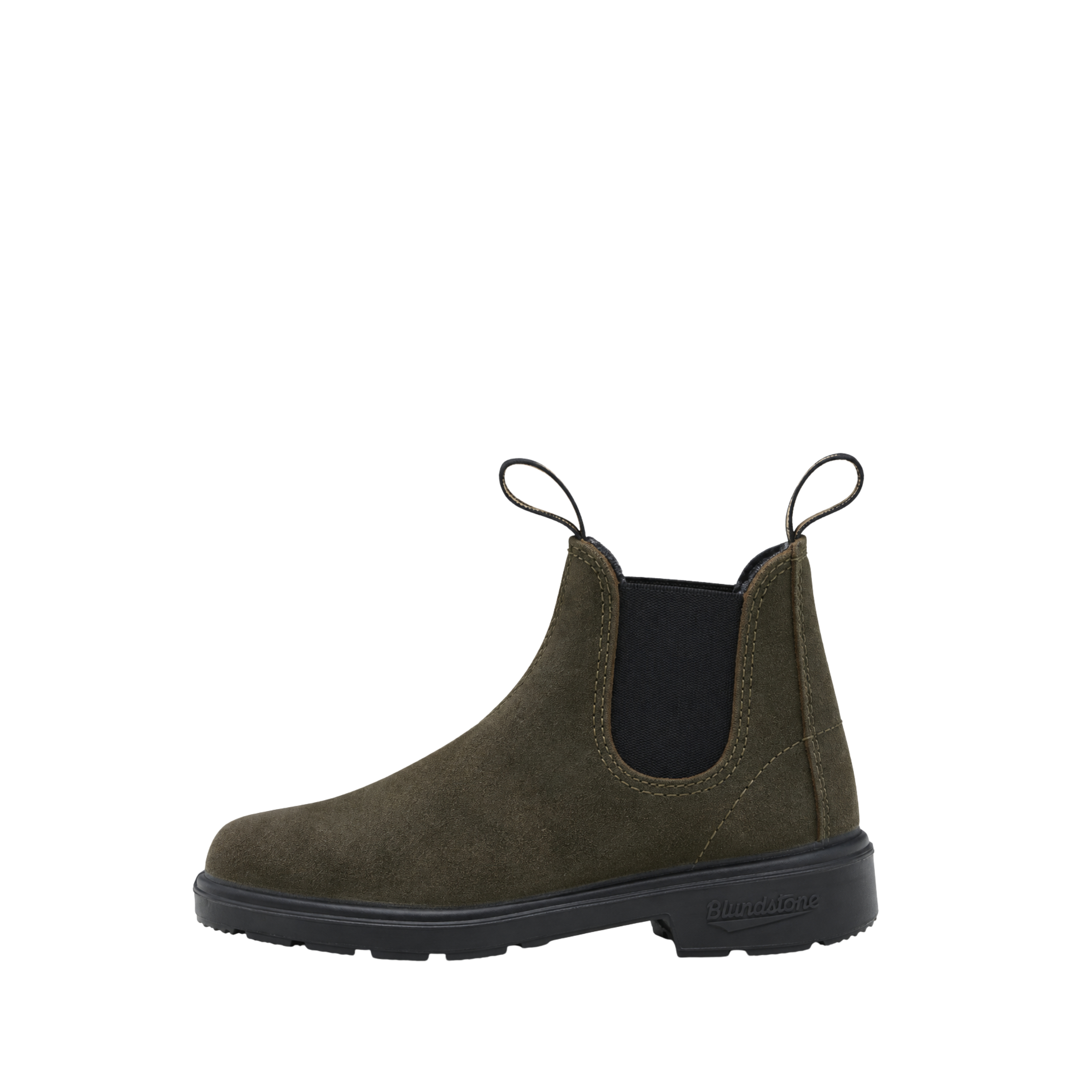 STIVALETTI CHELSEA IN PELLE SCAMOSCIATA CERATA UNISEX BAMBINO VERDE