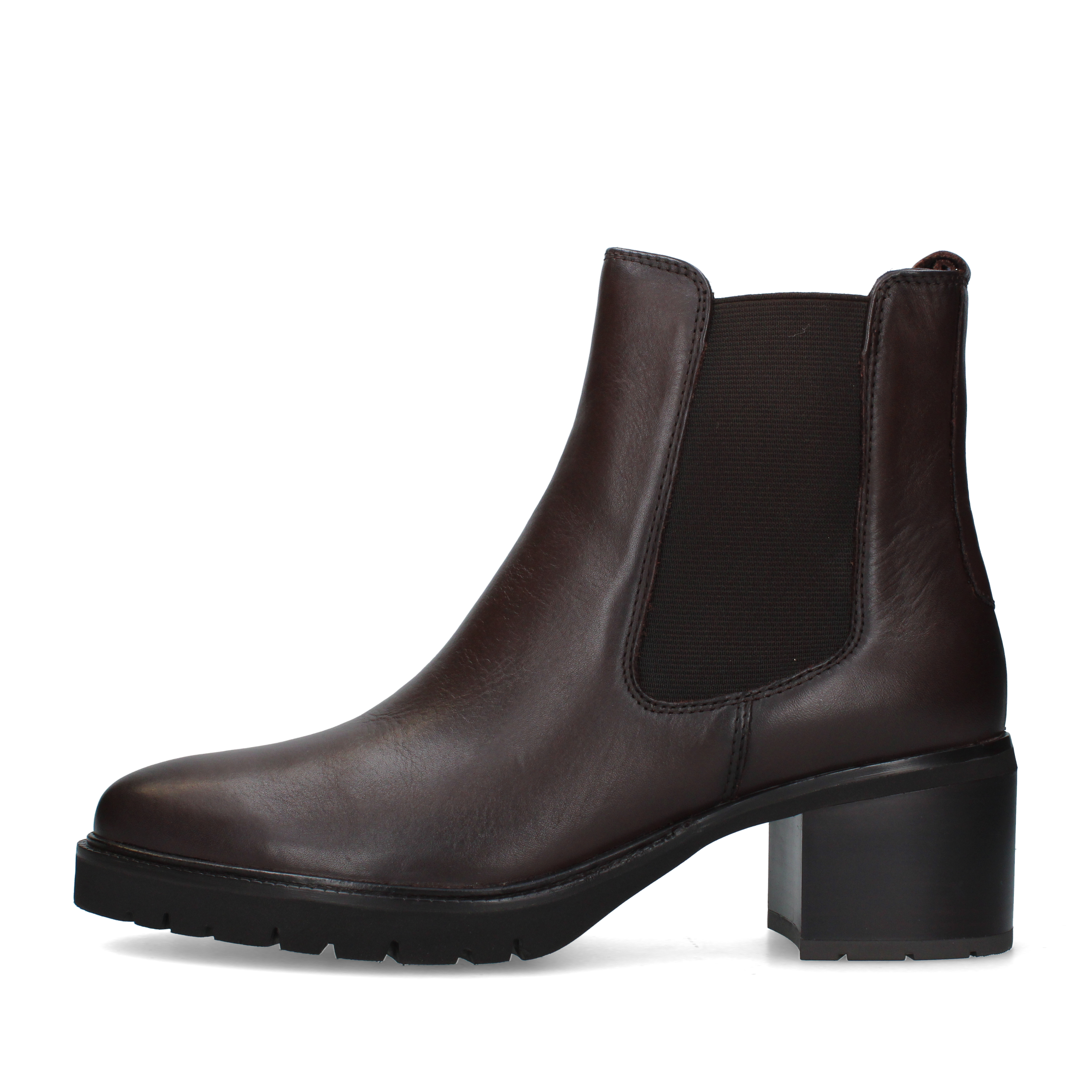 STIVALETTI TACCO ALTO CHELSEA DONNA MARRONE