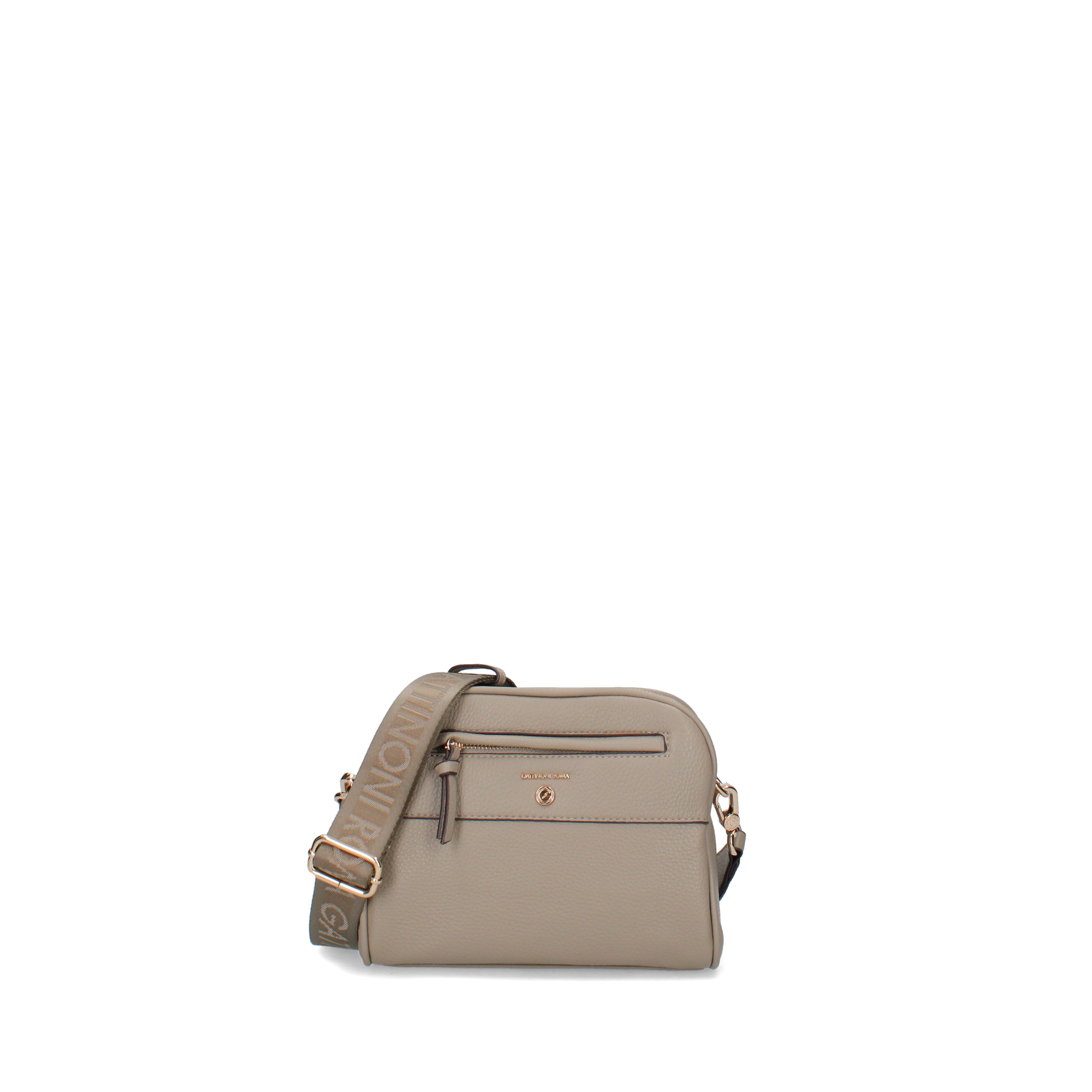 BORSA A TRACOLLA CON TASCA FRONTALE DONNA GRIGIO