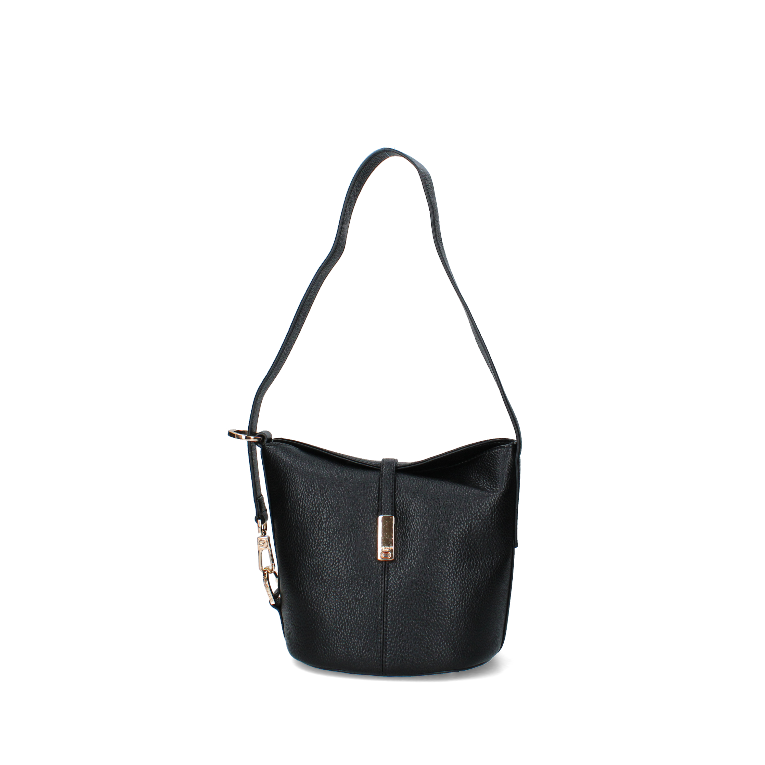 BORSA A SPALLA A SECCHIELLO DONNA NERO