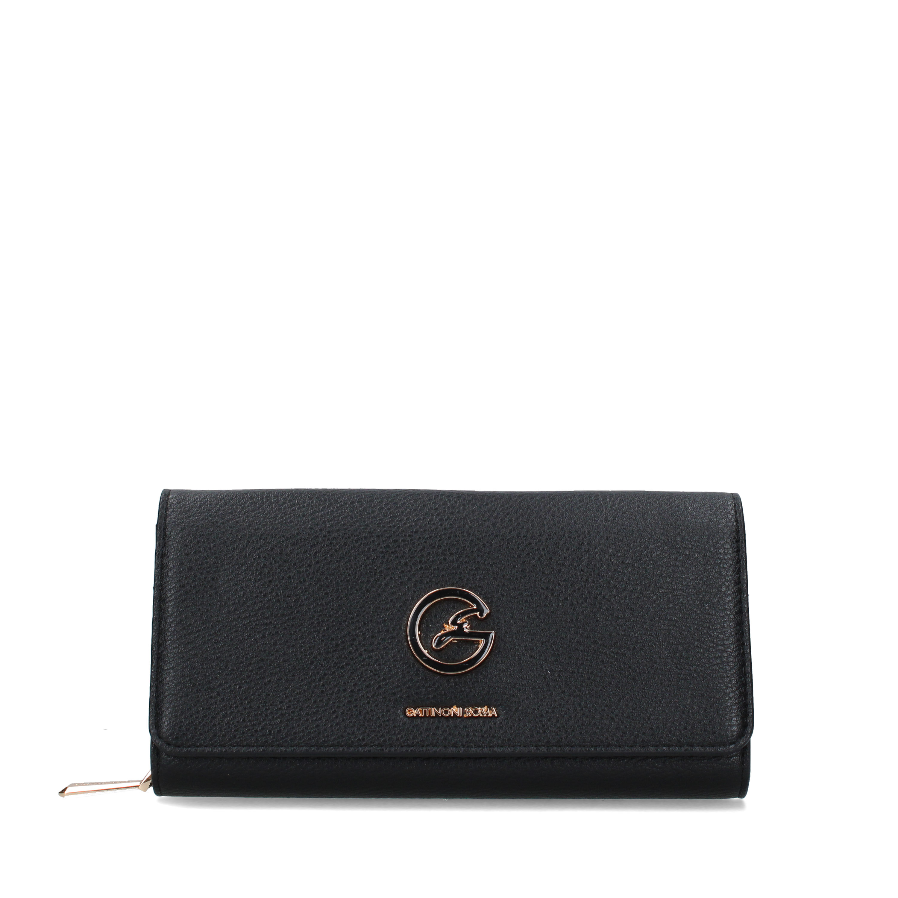 PORTAFOGLI IN ECOPELLE DONNA NERO