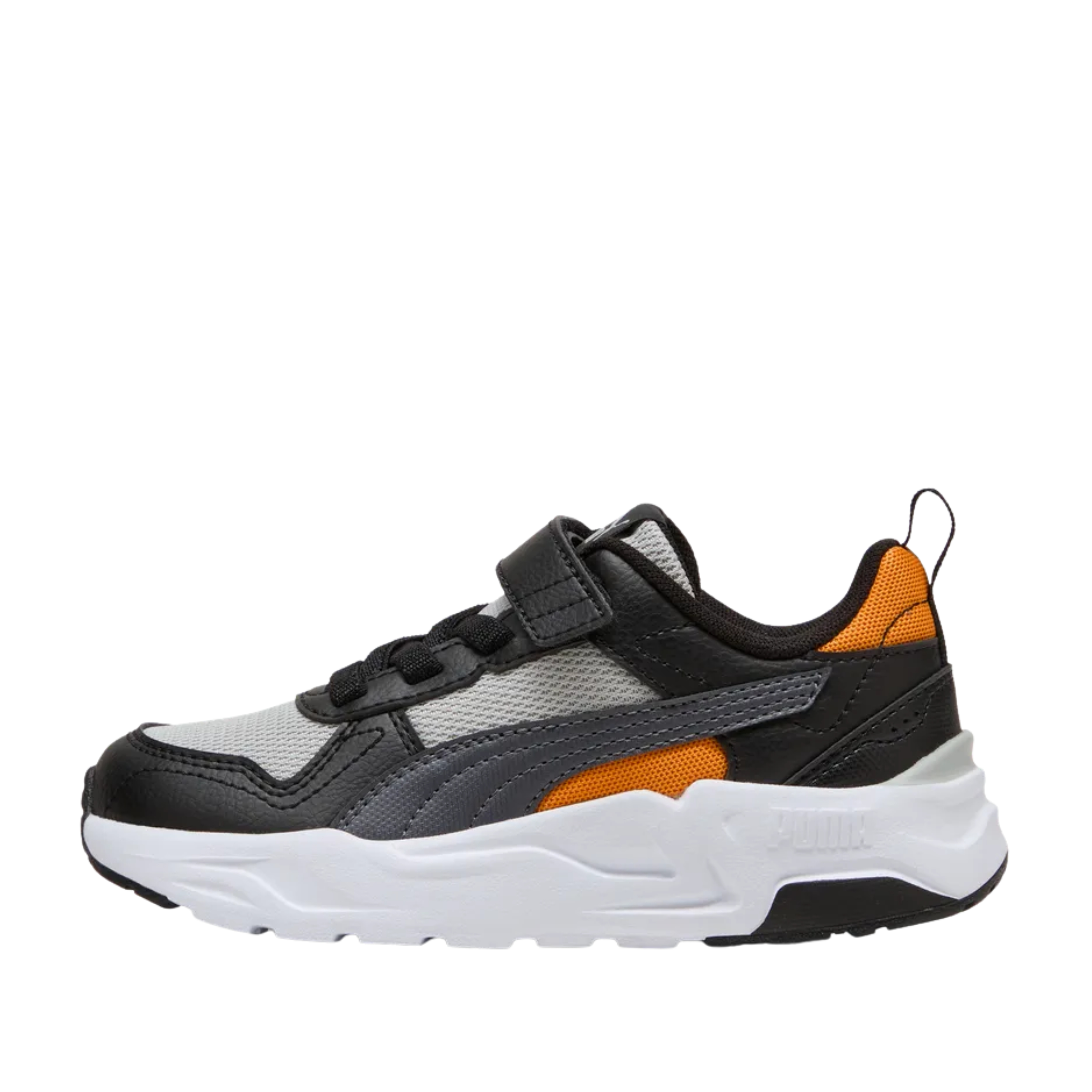 SNEAKERS BASSE CON STRAPPO BAMBINO GRIGIO