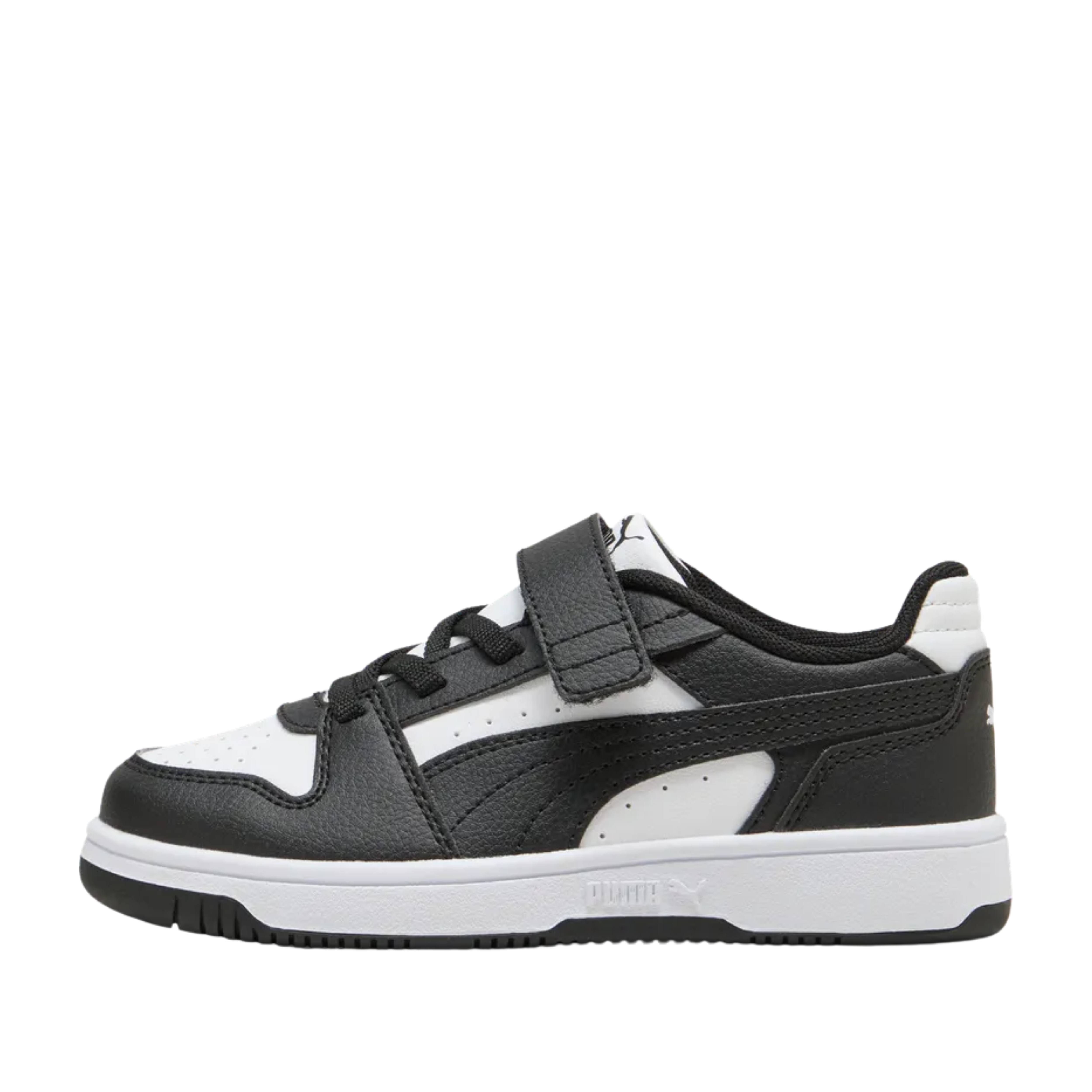 SNEAKERS BASSE CON STRAPPO E LACCI BAMBINO NERO