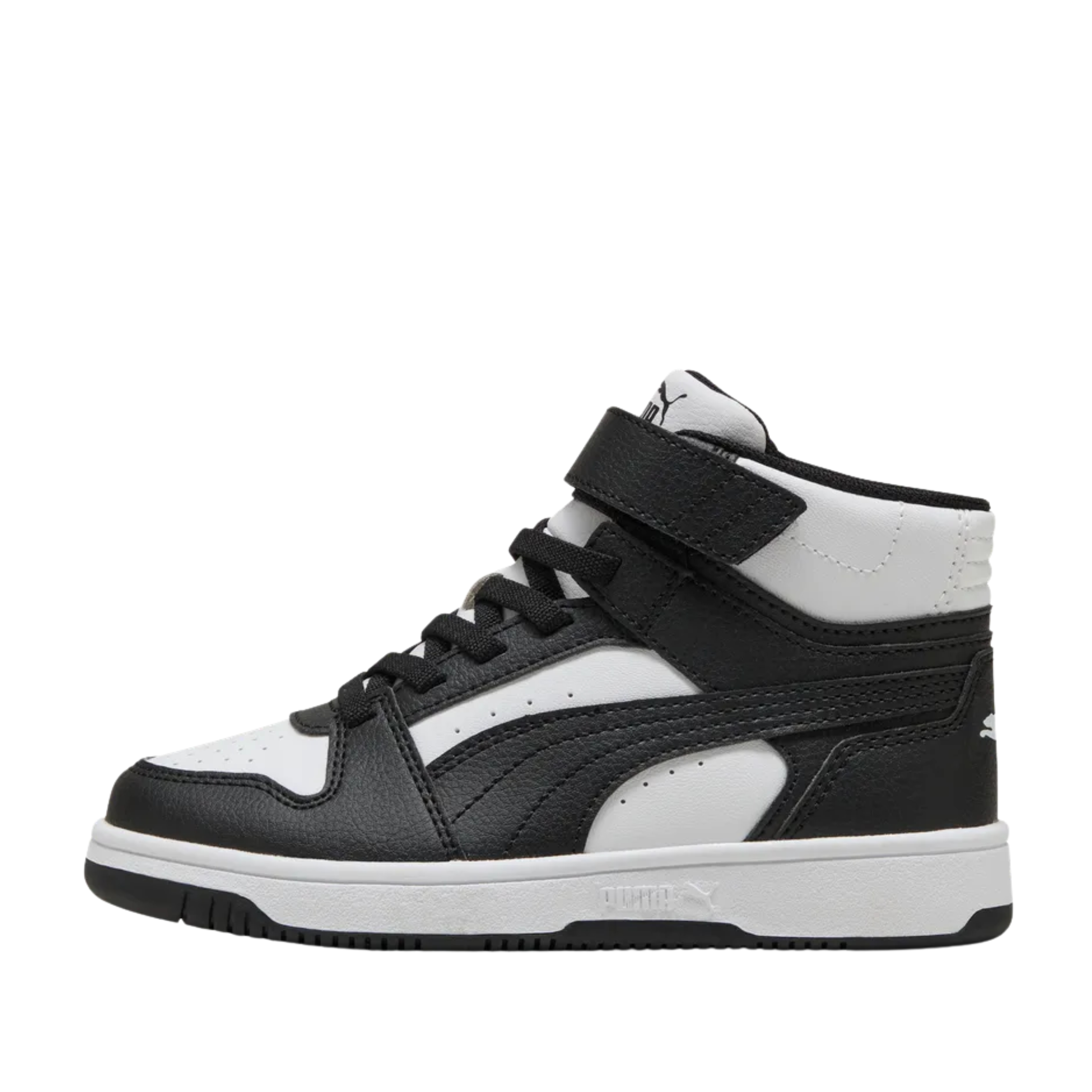 SNEAKERS ALTE CON STRAPPO E LACCI BAMBINO NERO