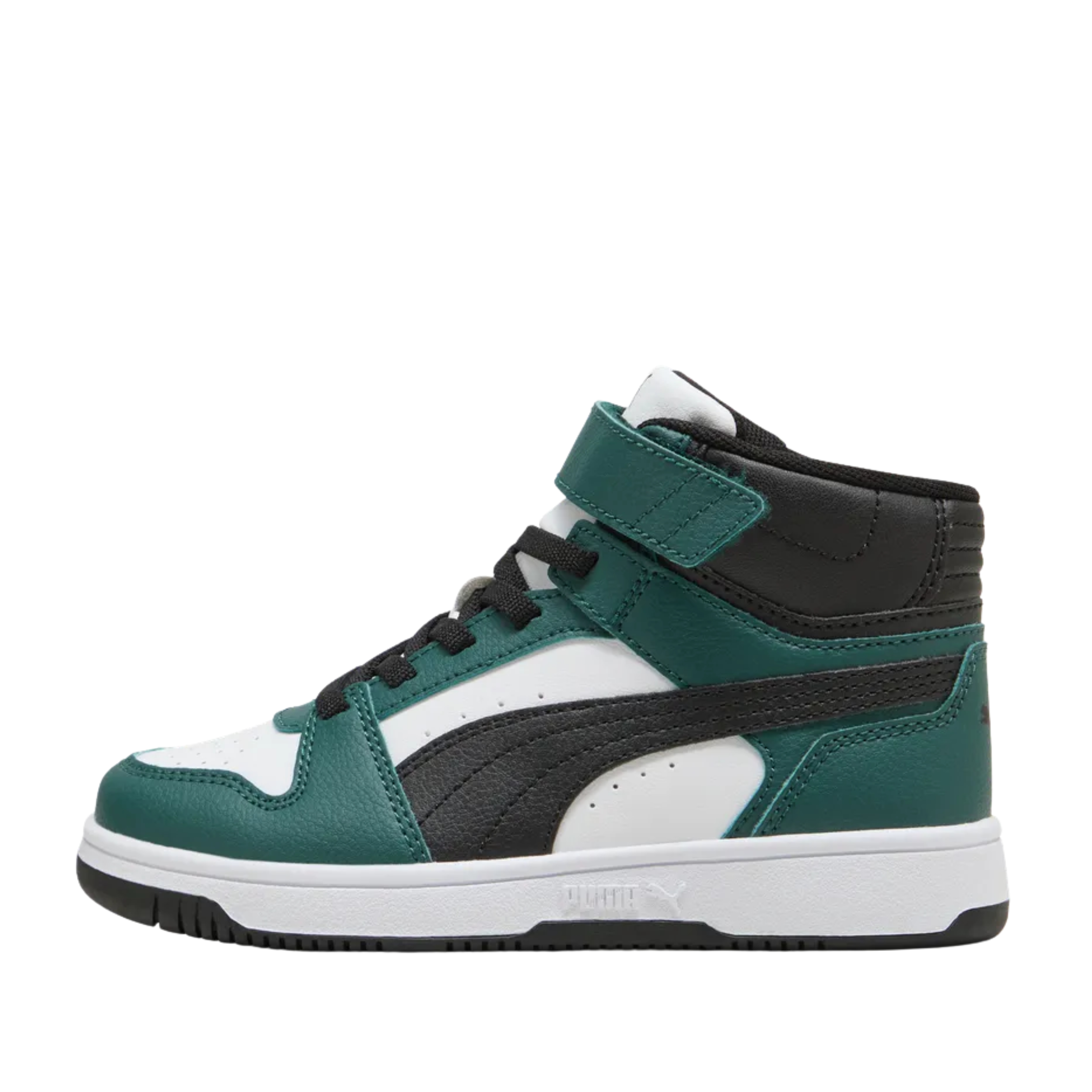 SNEAKERS ALTE CON STRAPPO E LACCI BAMBINO VERDE