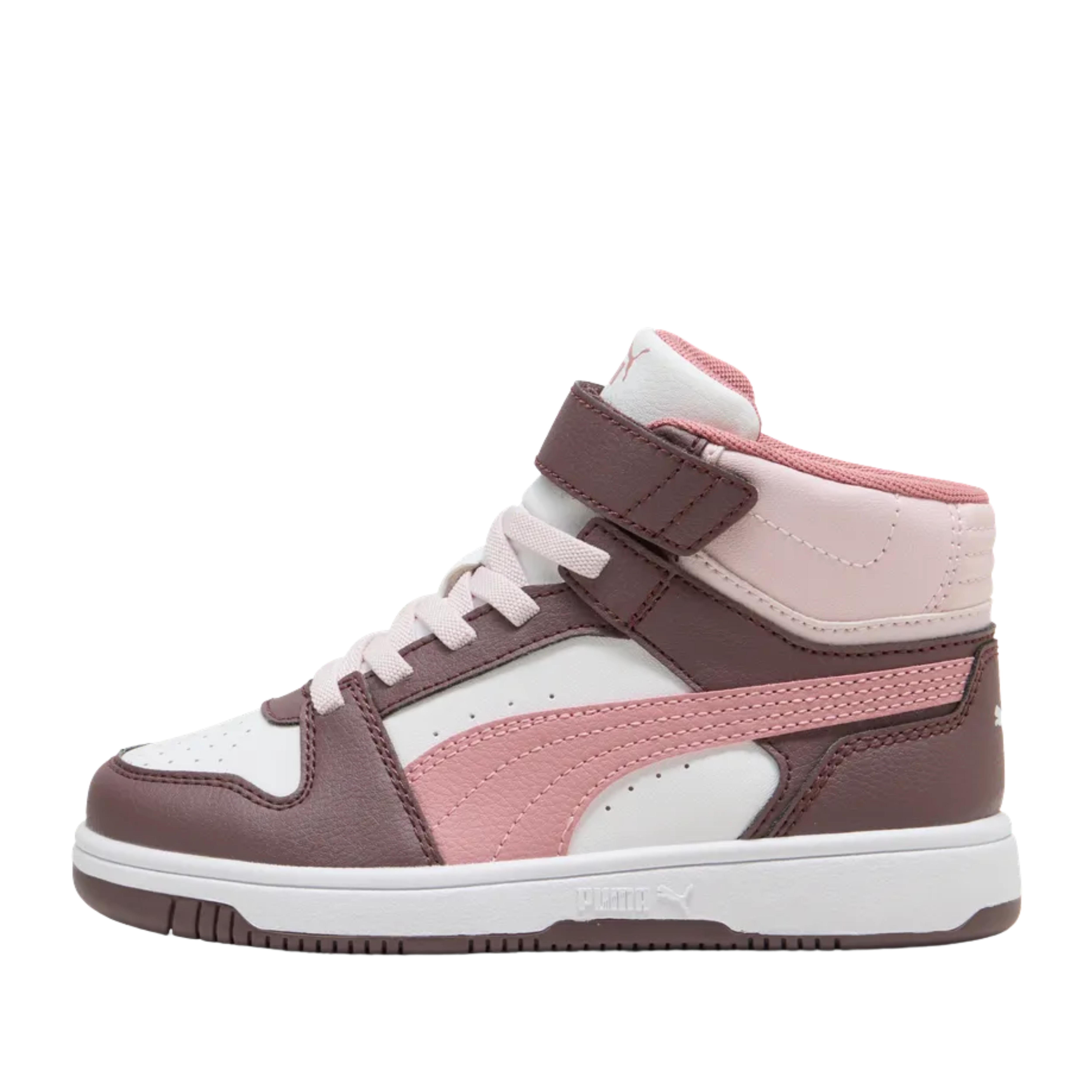 SNEAKERS ALTE CON STRAPPO E LACCI BAMBINA ROSA