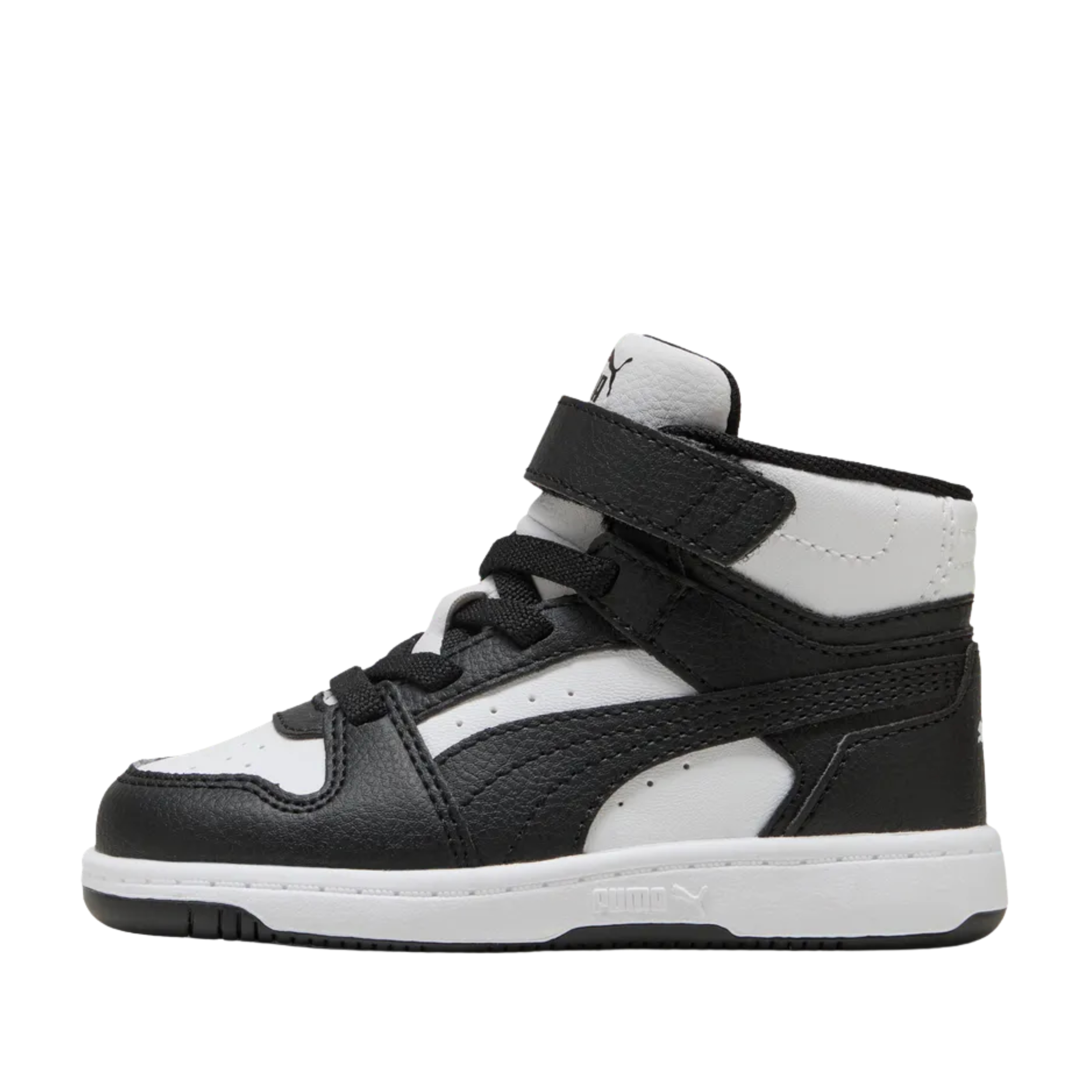 SNEAKERS ALTE PRIMI PASSI CON STRAPPO BAMBINO NERO