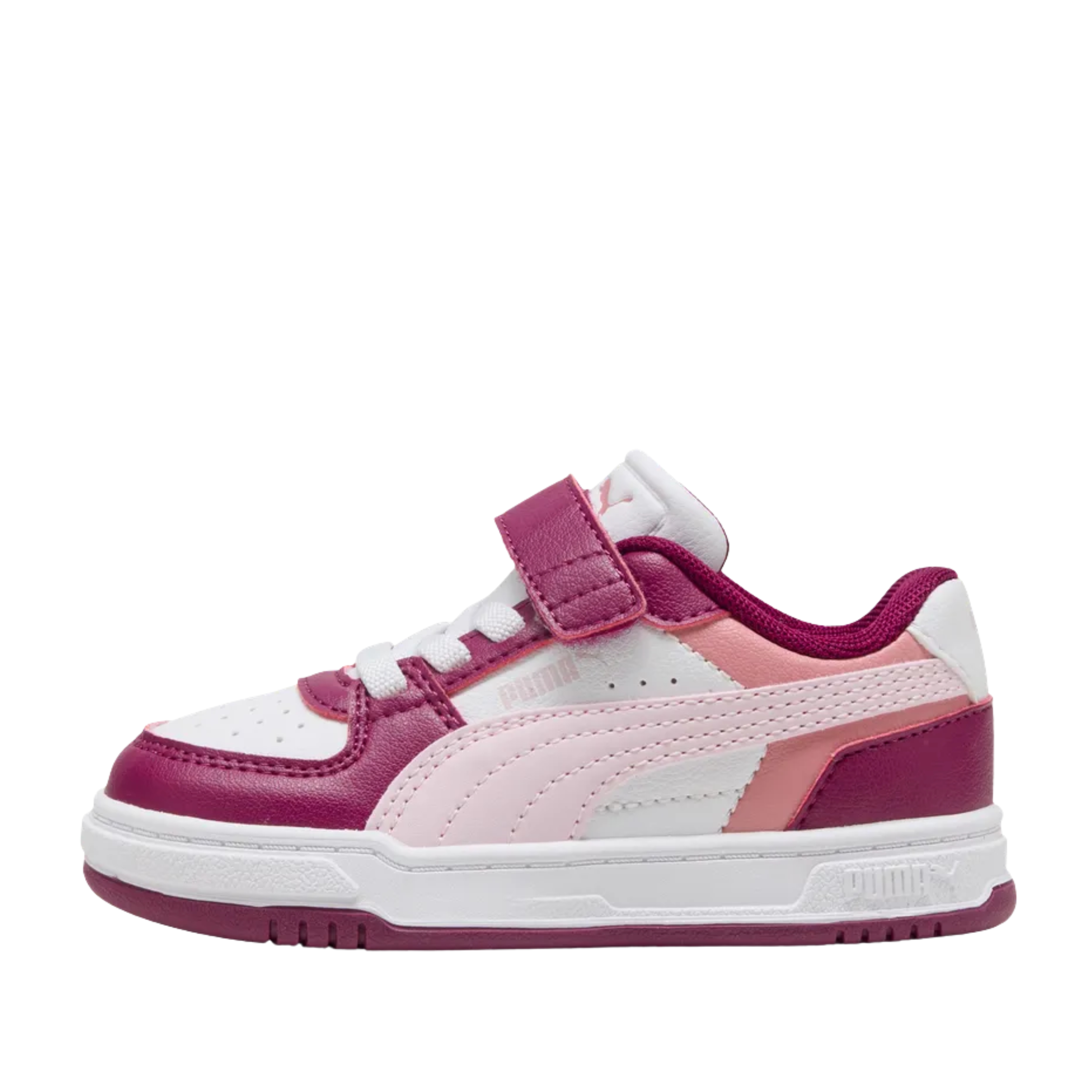 SNEAKERS BASSE PRIMI PASSI COLOR BLOCK CON STRAPPO BAMBINA FUCSIA