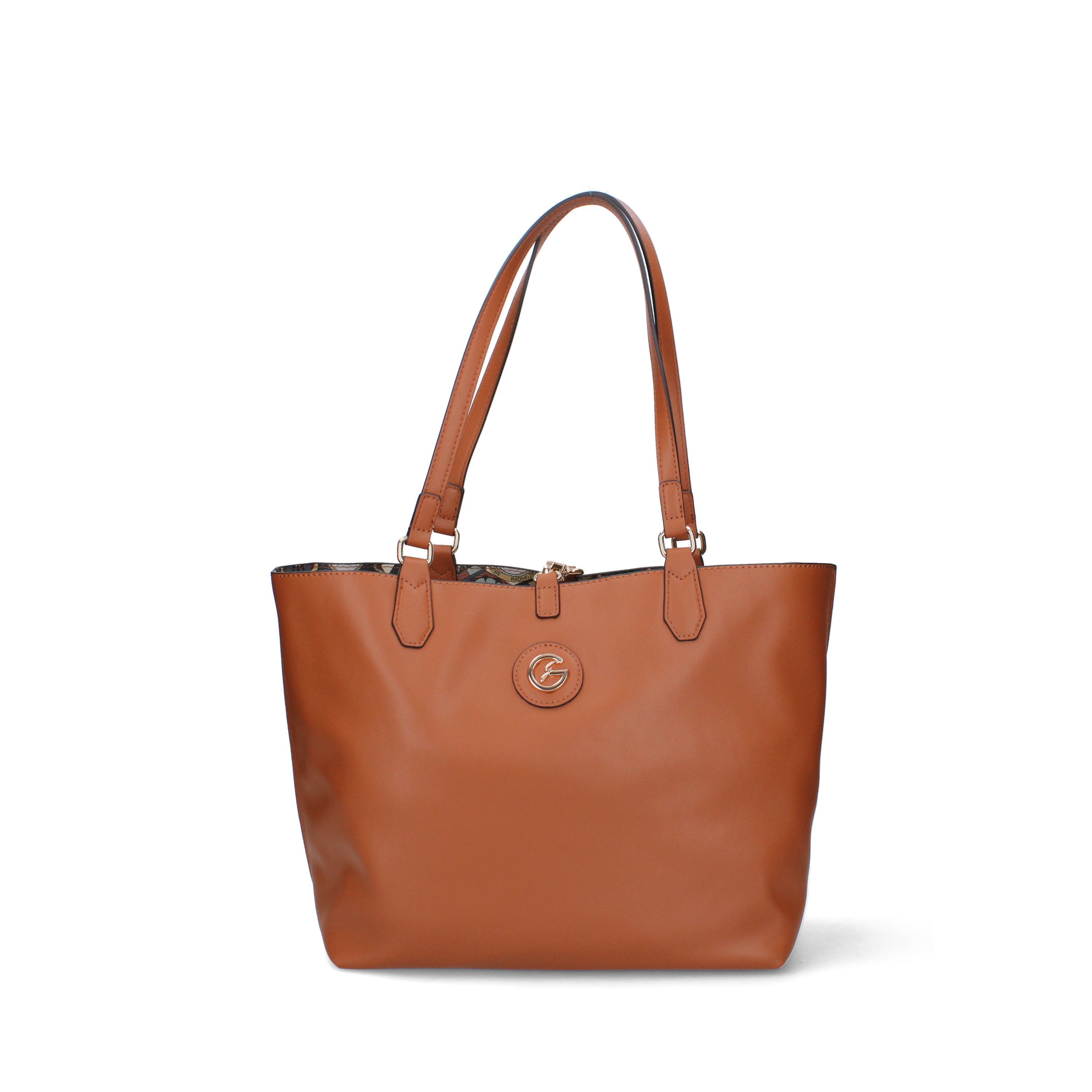 BORSA SHOPPING 2 IN 1 DONNA MARRONE