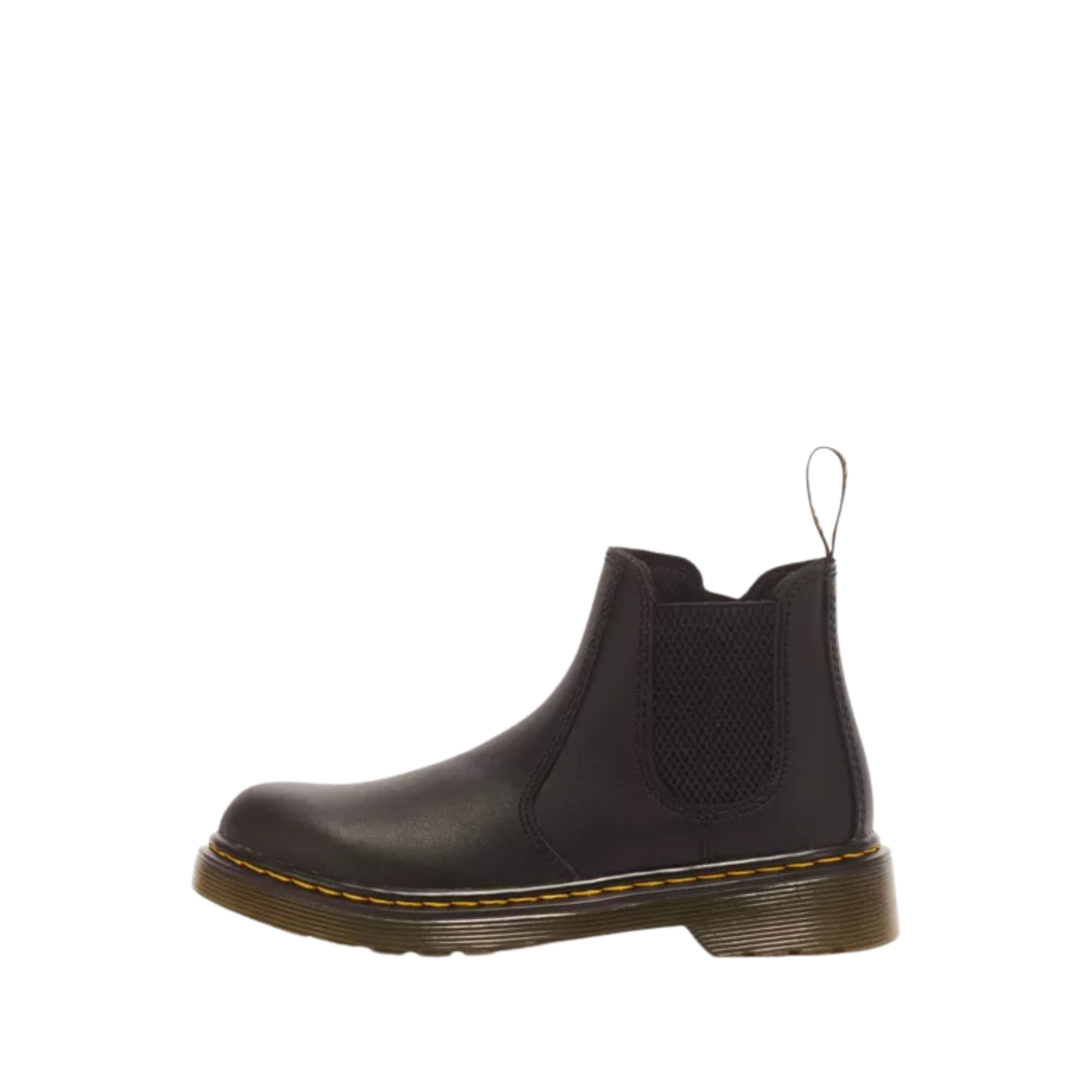 STIVALETTI CHELSEA IN PELLE SOFTY T CON ELASTICI LATERALI UNISEX BAMBINO NERO