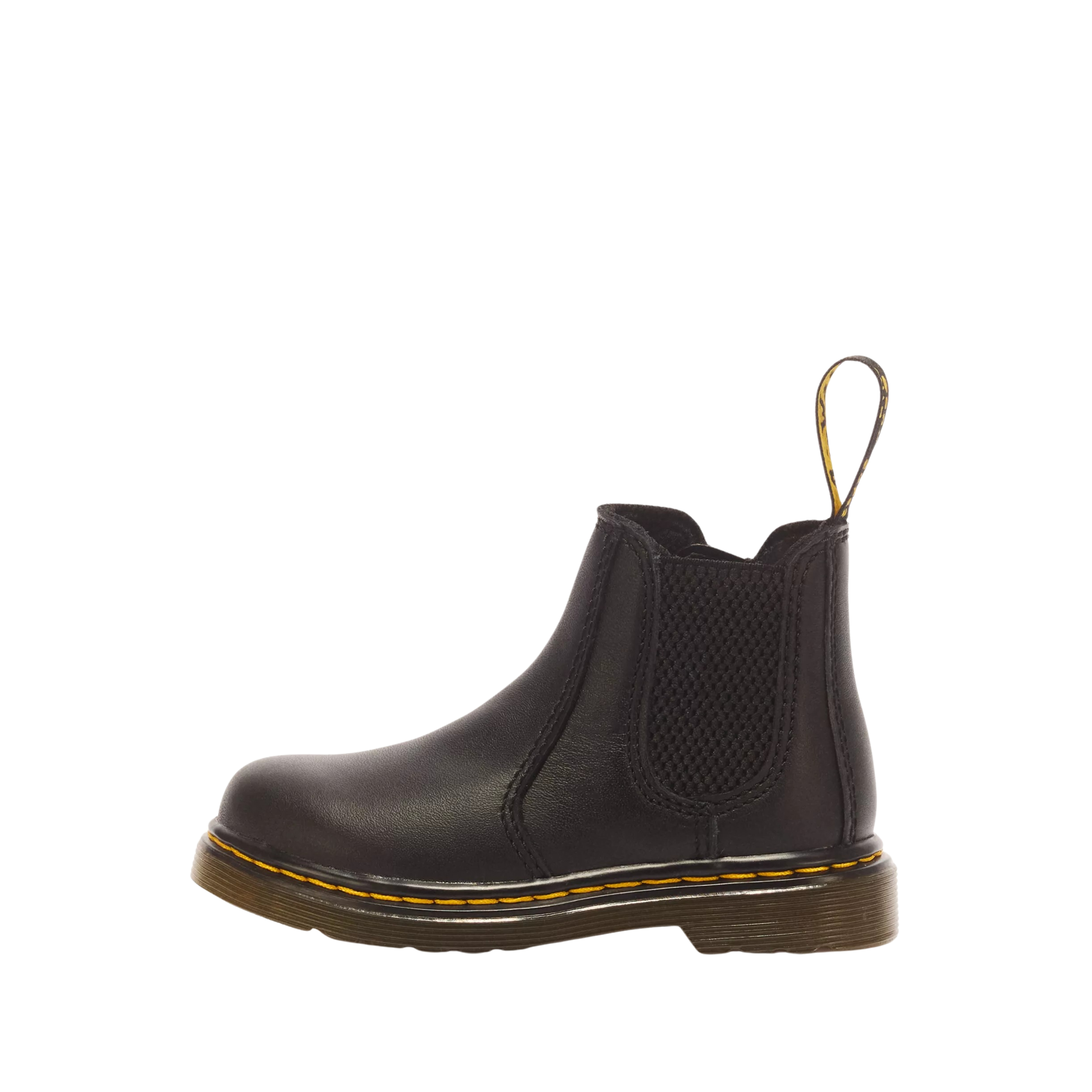 STIVALETTI CHELSEA IN PELLE SOFTY T CON ELASTICI UNISEX BAMBINO NERO