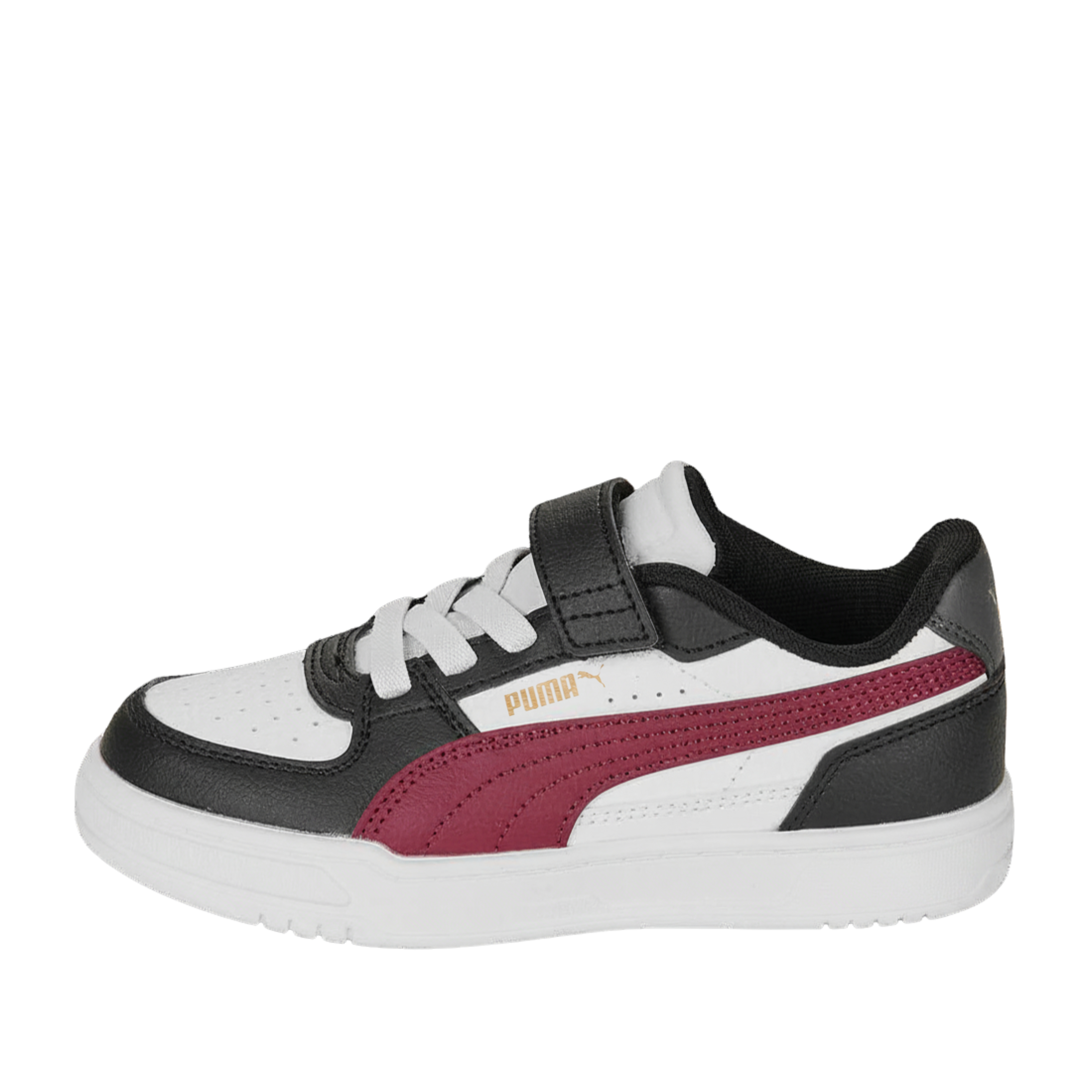 SNEAKERS BASSE STILE RETRÒ CON STRAPPO BAMBINO NERO