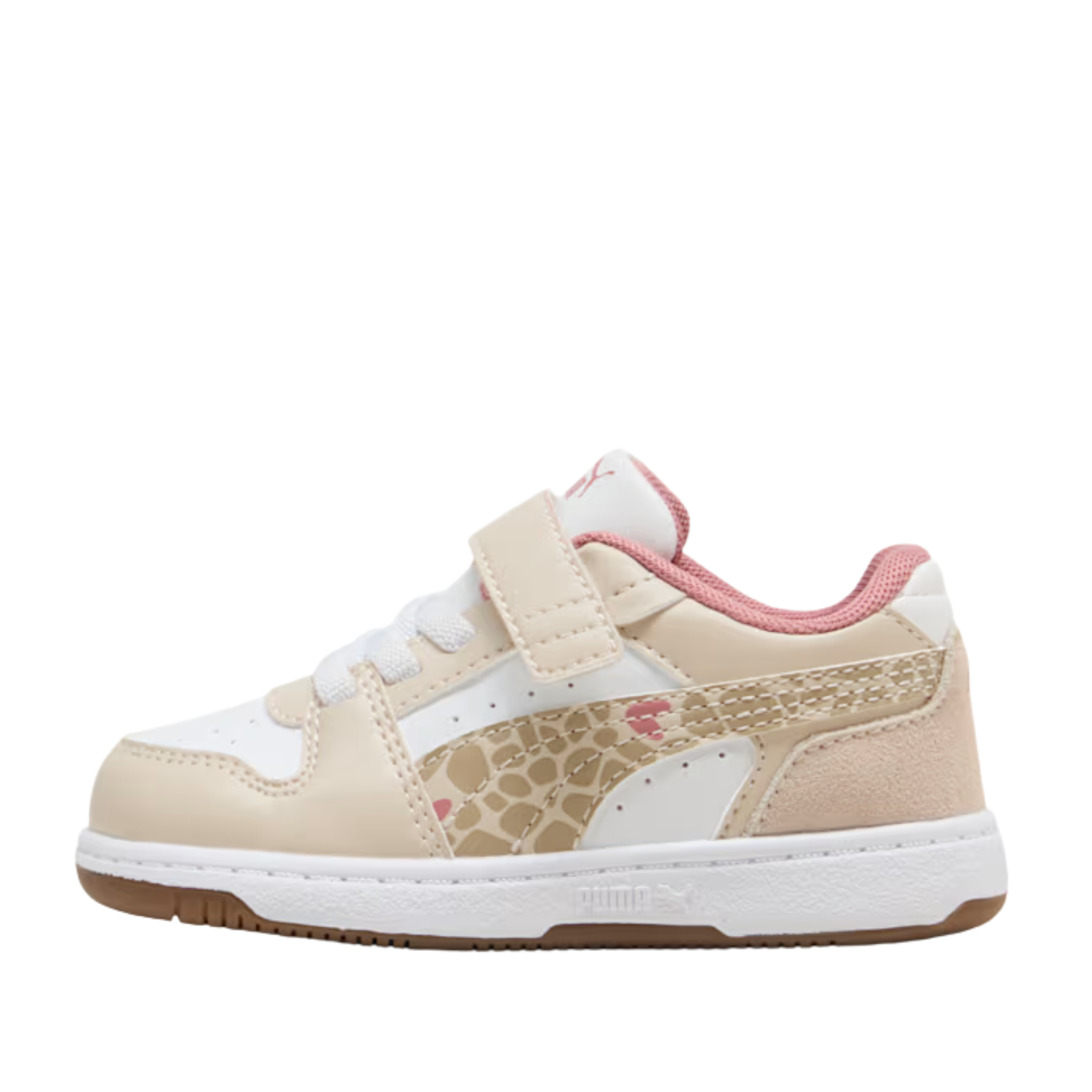 SNEAKERS BASSE PRIMI PASSI CON ELASTICI BAMBINA BEIGE