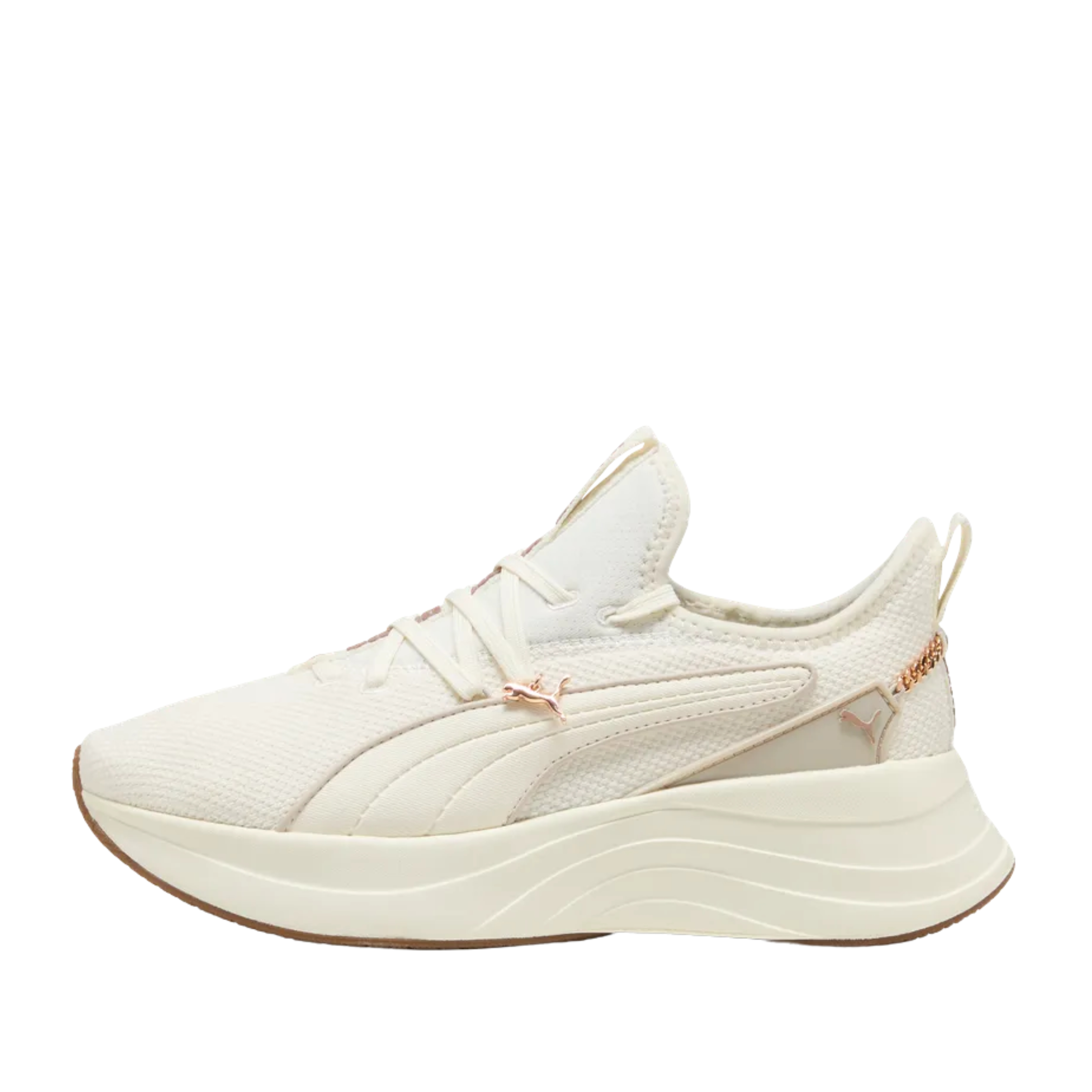 SNEAKERS BASSE CON CATENINA DONNA BIANCO