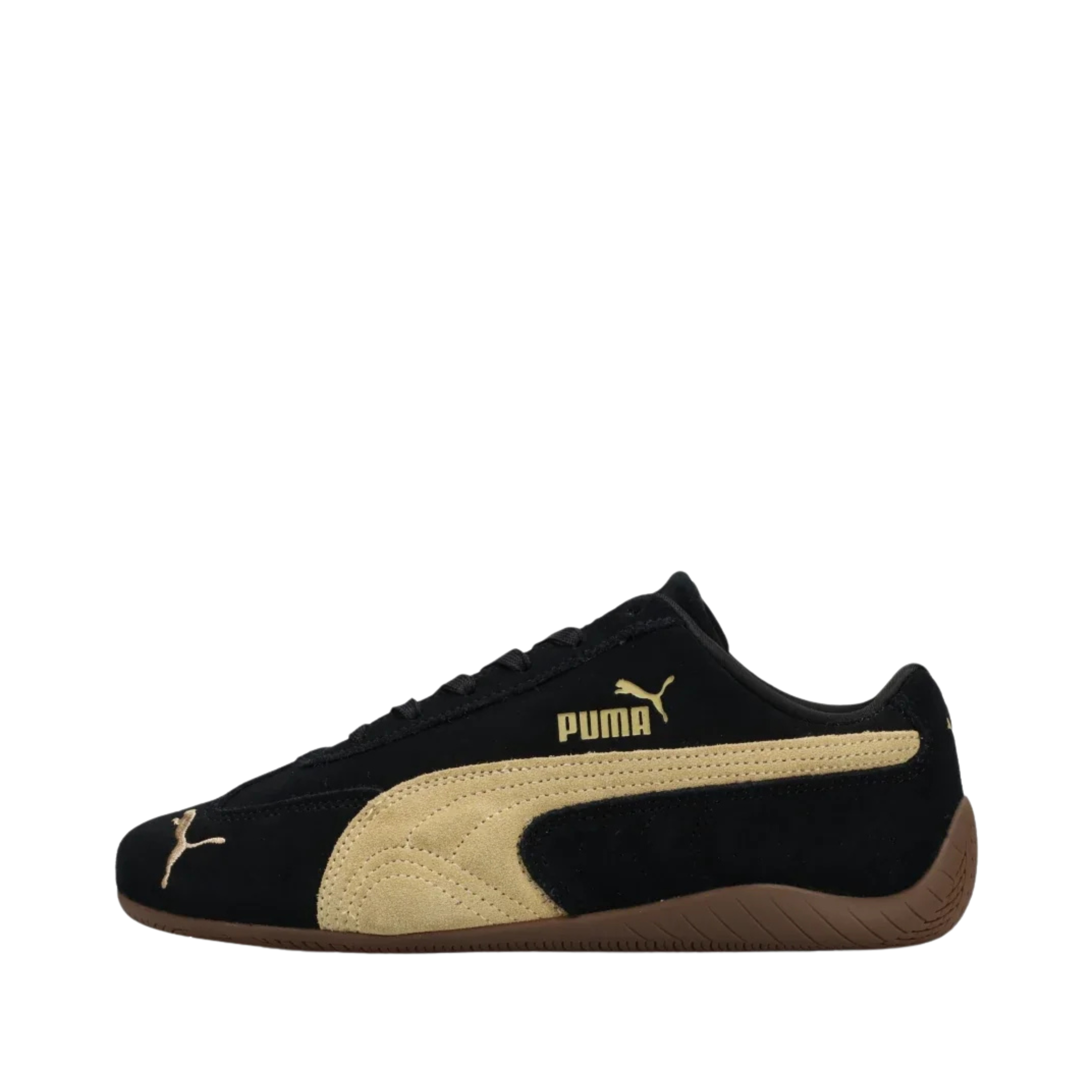 SNEAKERS BASSE IN SUEDE STILE RACING DONNA NERO
