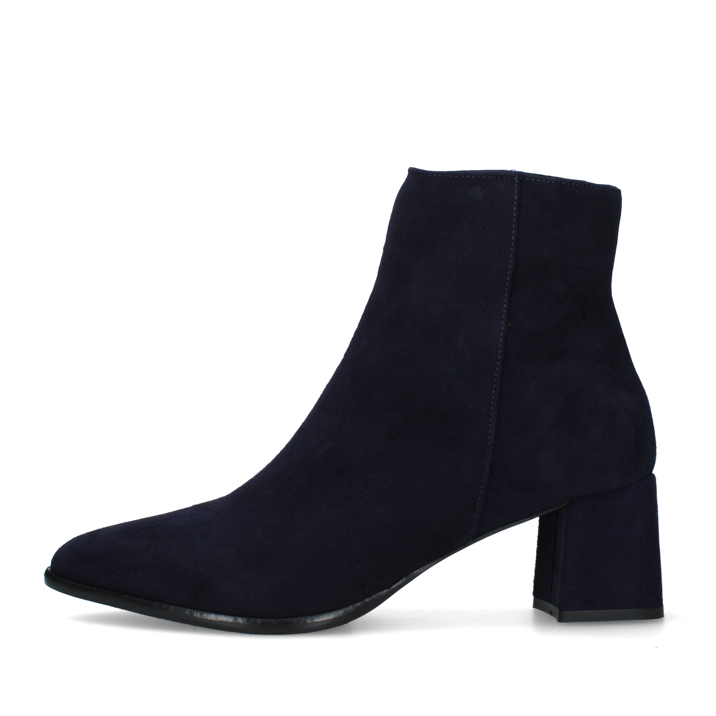 STIVALETTI TACCO ALTO CON LINEA AFFUSOLATA DONNA BLU