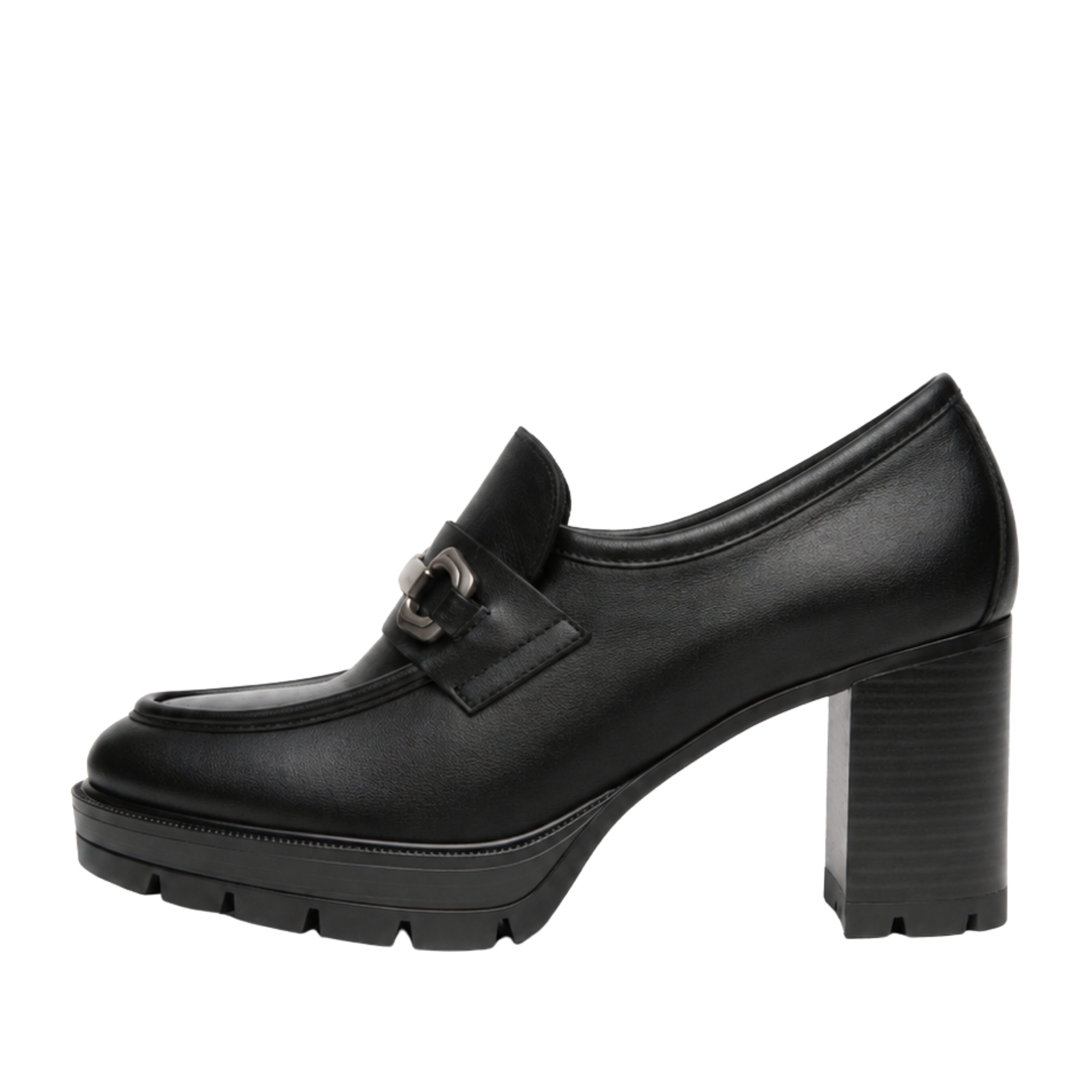 MOCASSINI I617180D CON TACCO DONNA NERO