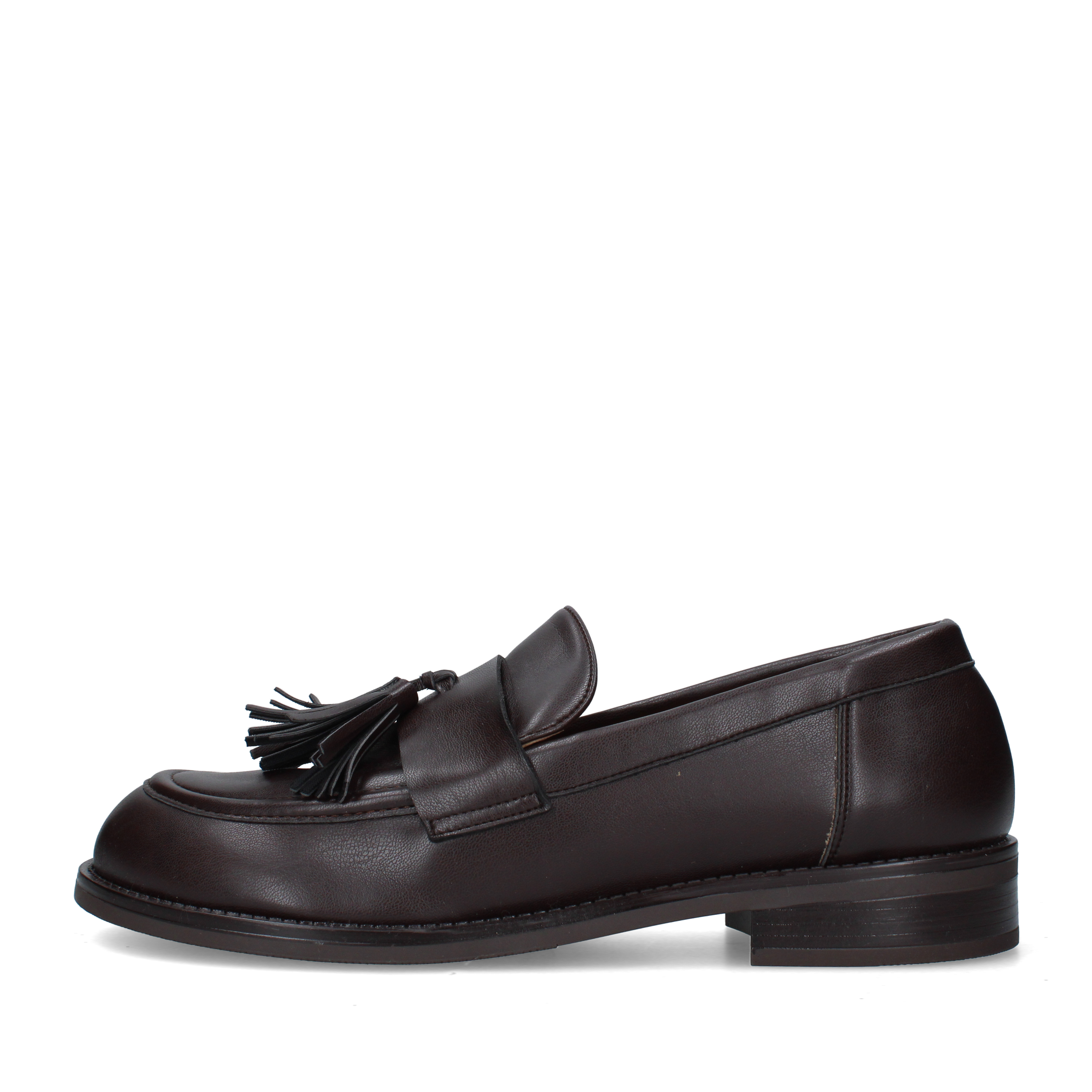 MOCASSINI CON NAPPE DONNA MARRONE