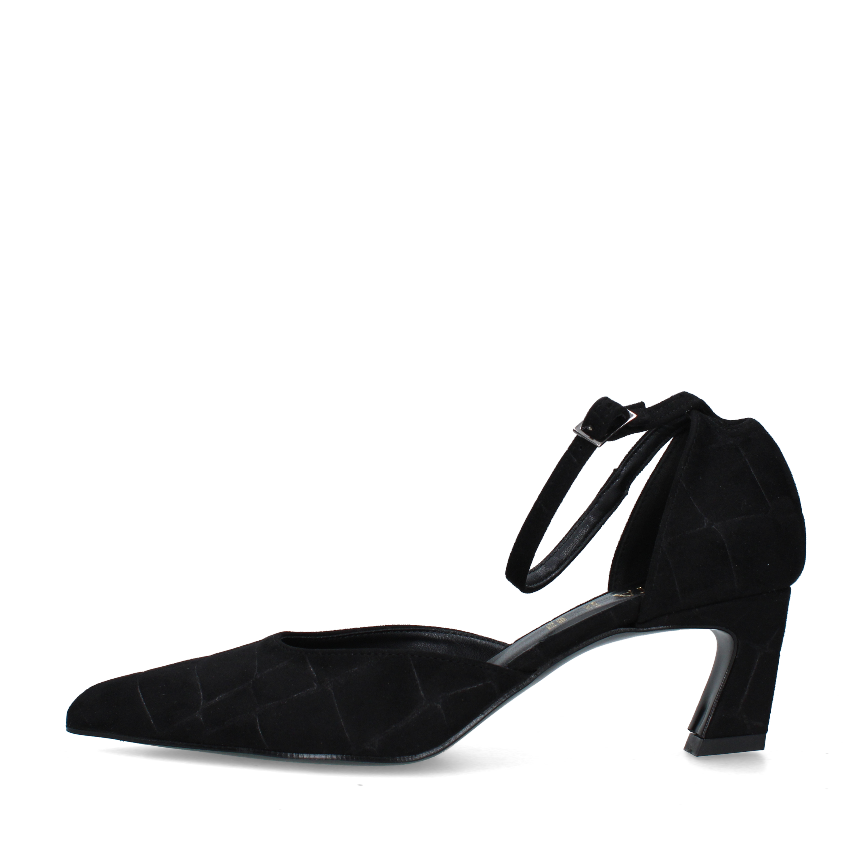 DÉCOLLETÉ CON CINTURINO ALLA CAVIGLIA DONNA NERO