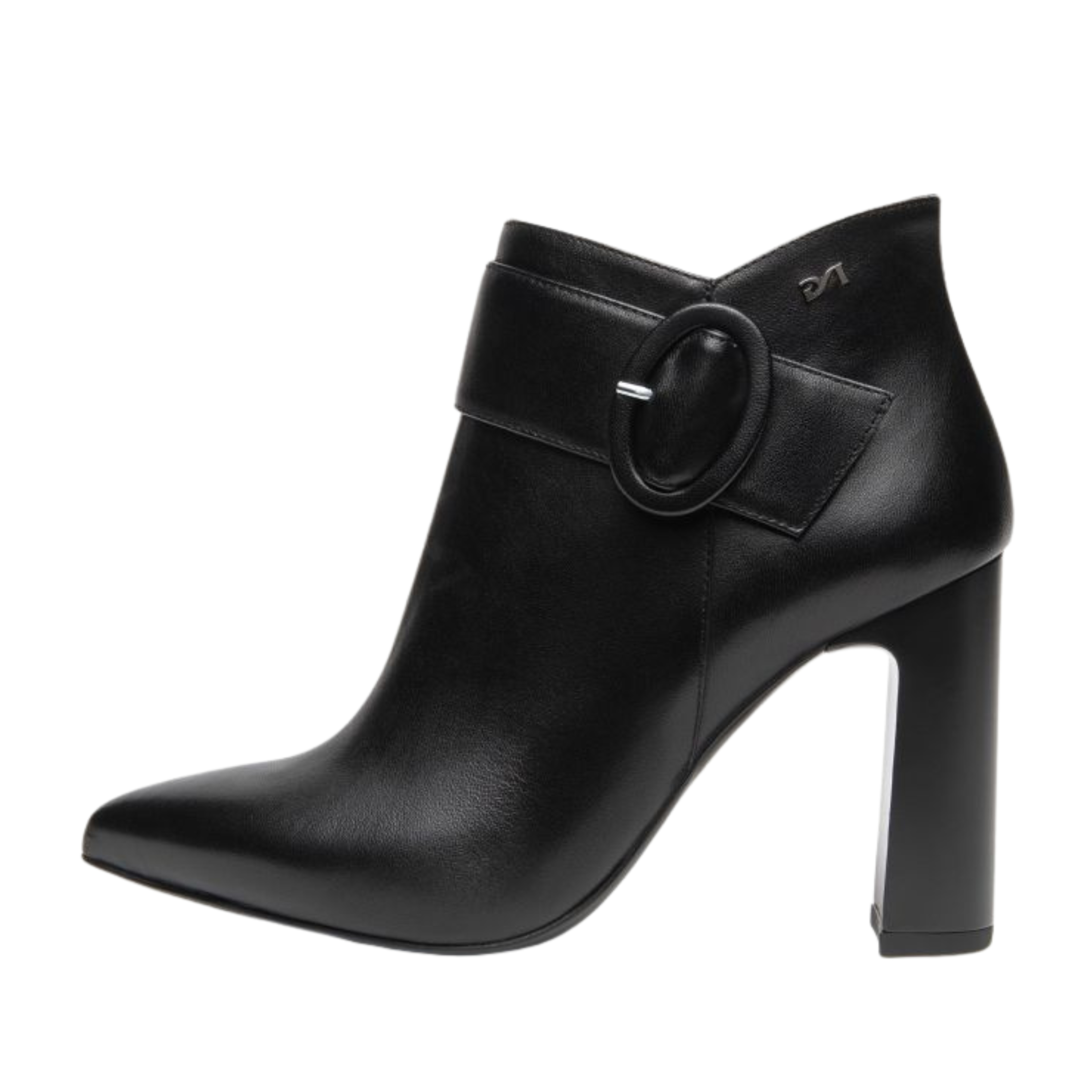 STIVALETTI TACCO ALTO ELEGANTI IN PELLE DONNA NERO