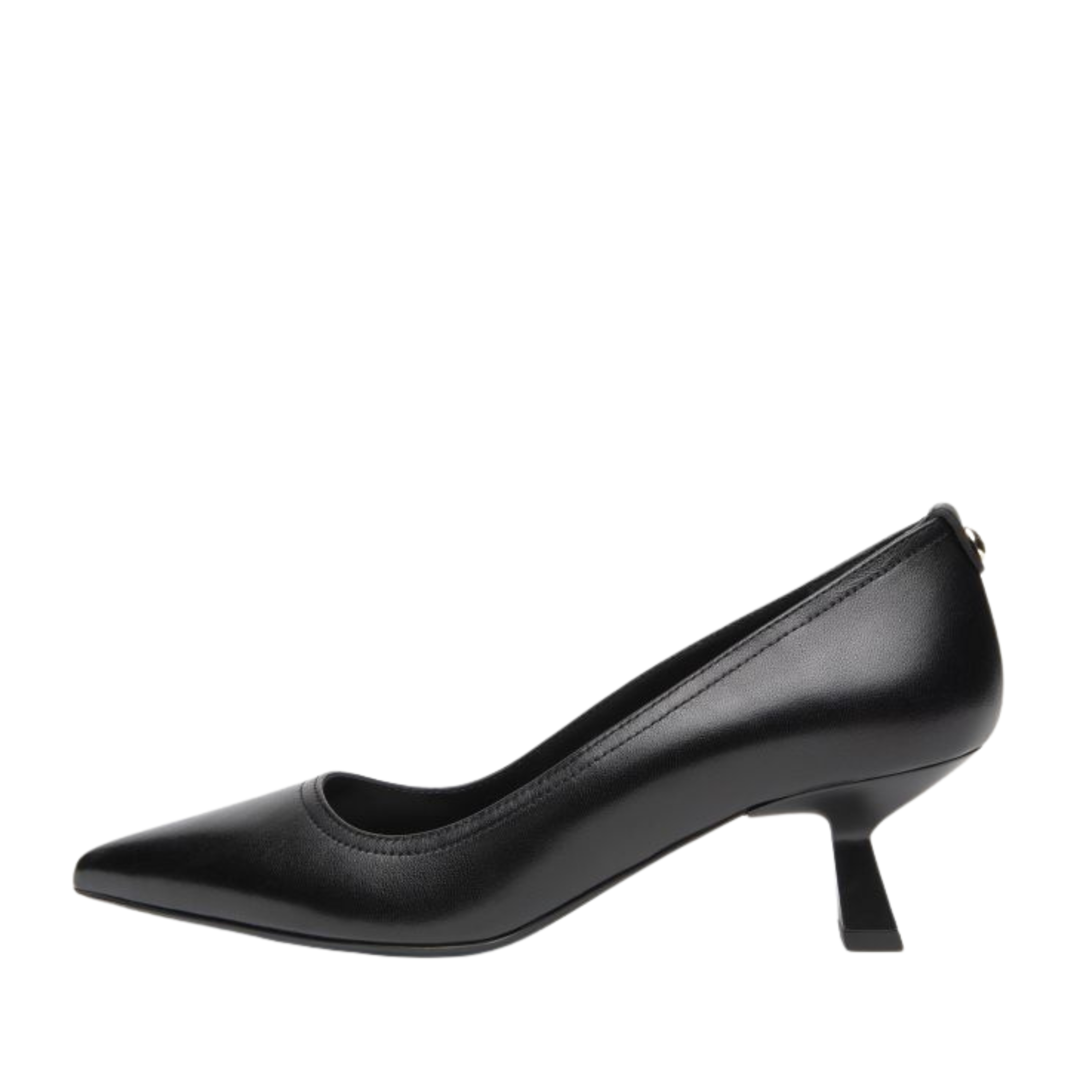 DÉCOLLETÉ CLASSIC ELEGANT IN PELLE DONNA NERO