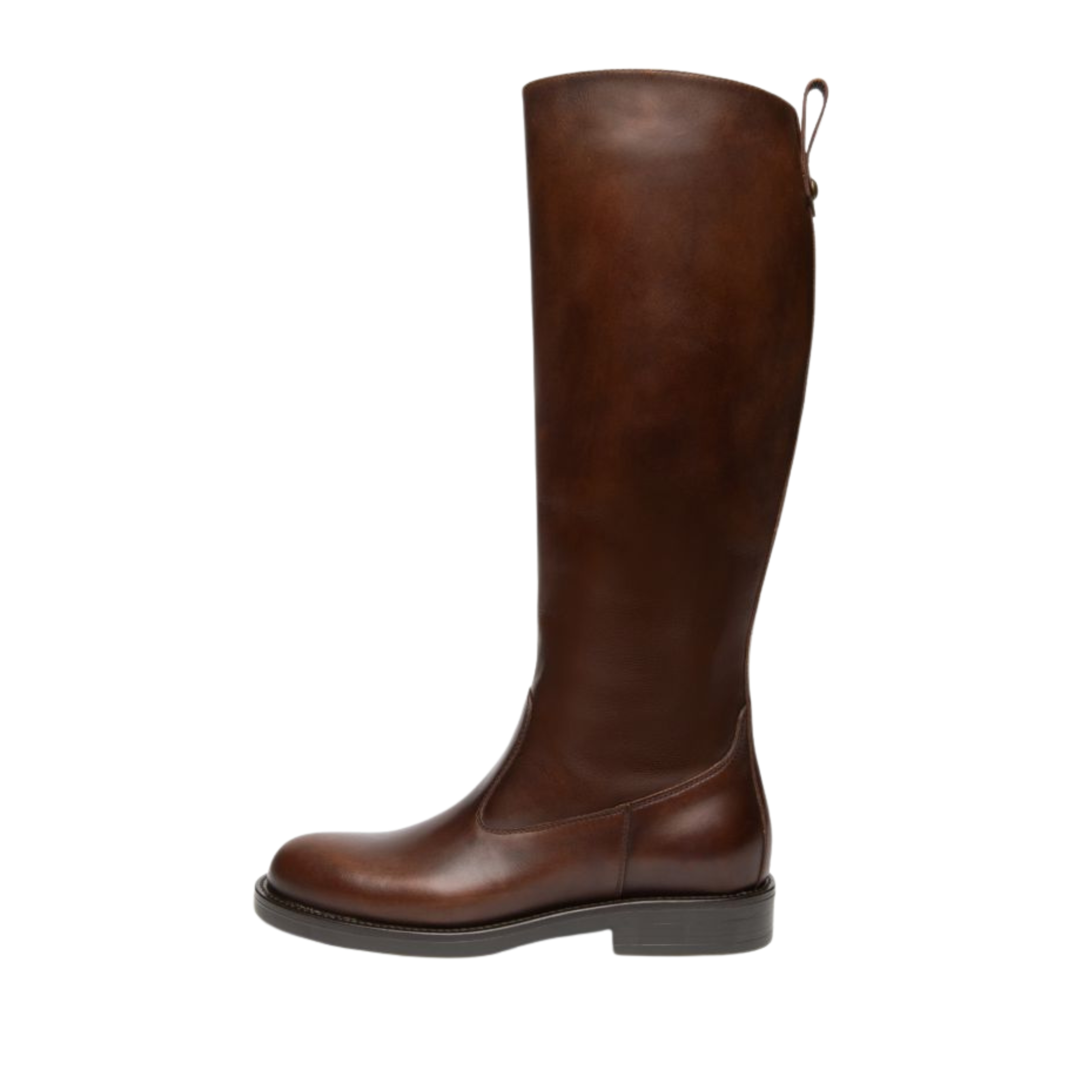 STIVALI TACCO BASSO CASUAL DONNA MARRONE