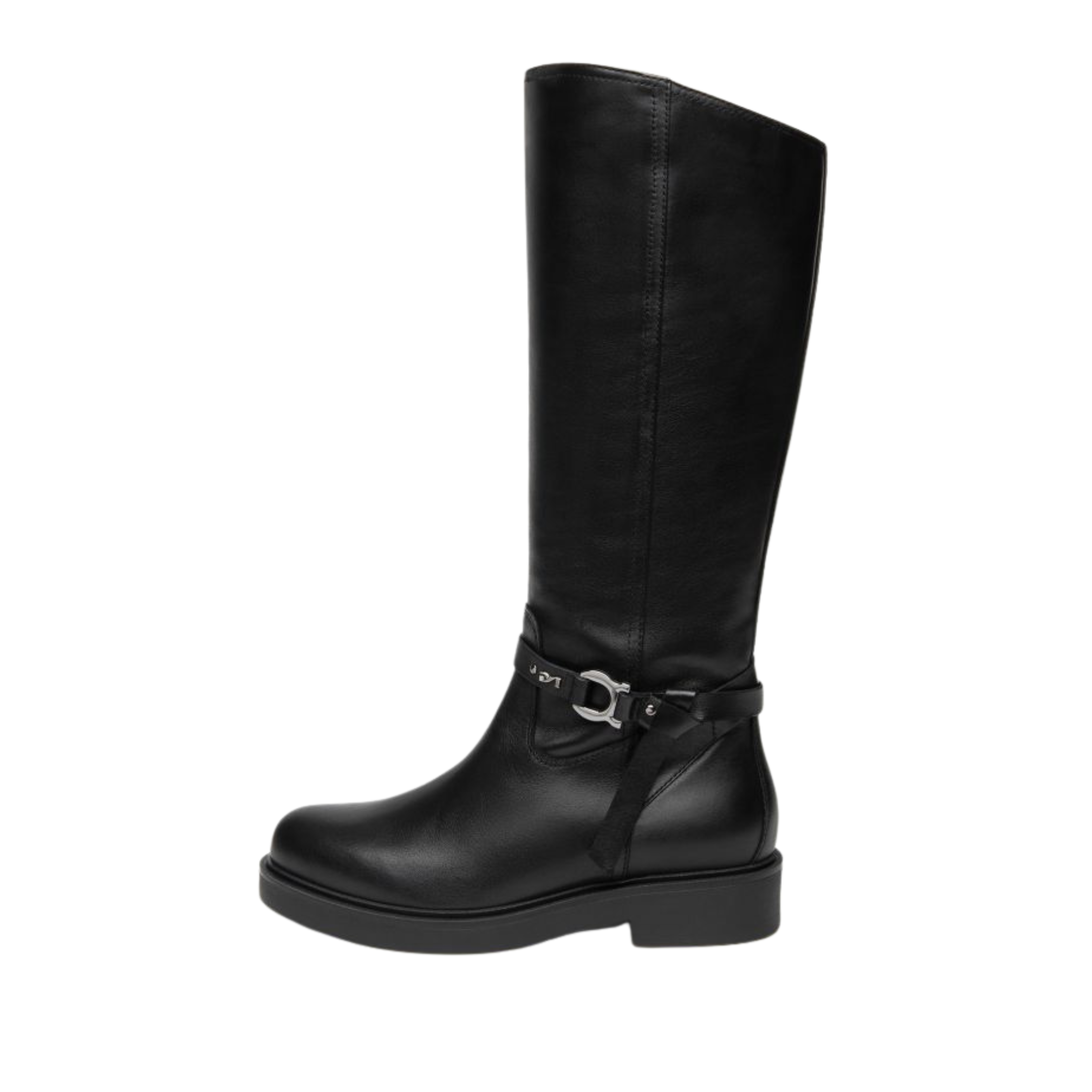 STIVALI TACCO BASSO ELEGANTI DONNA NERO