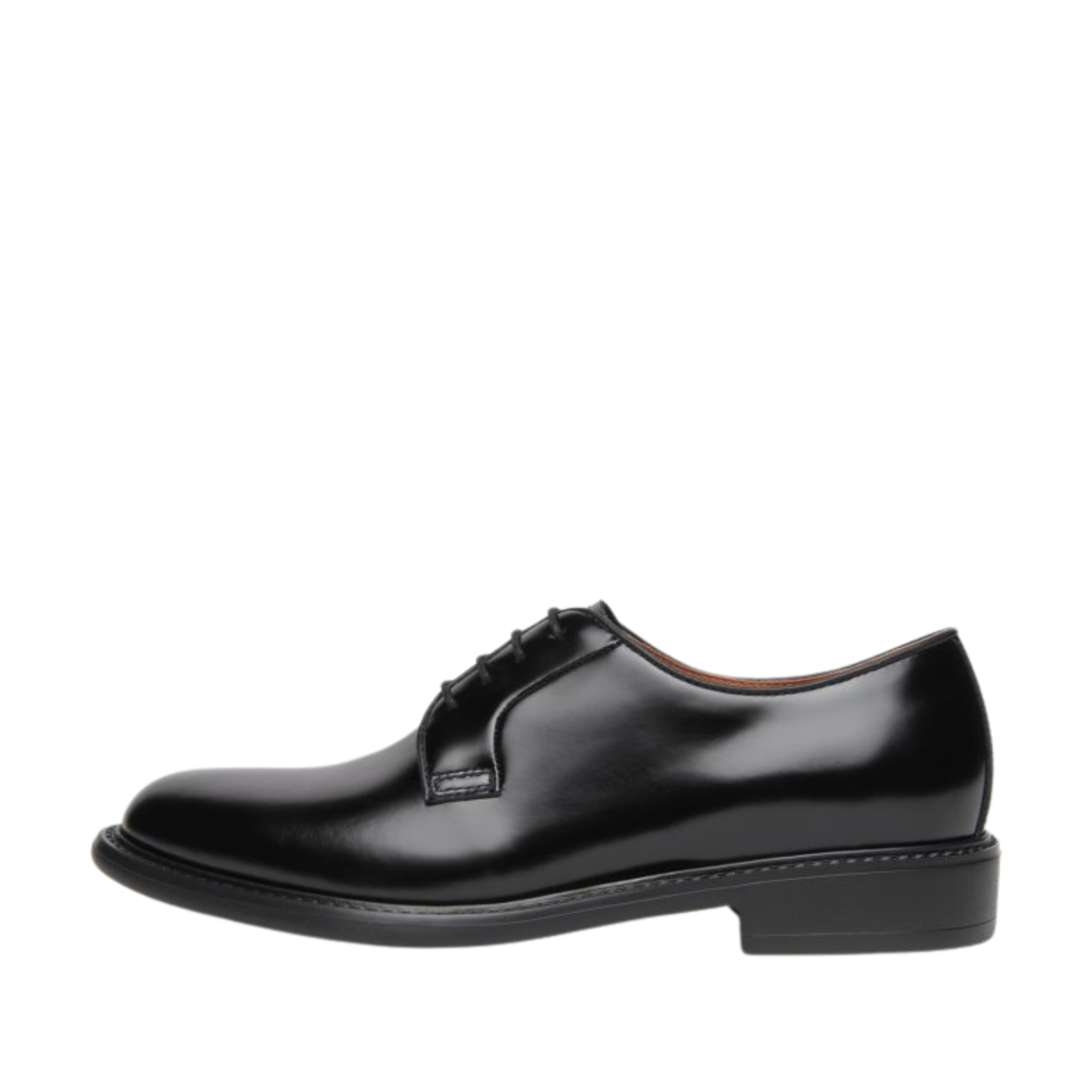 STRINGATE DERBY CON SOLETTA ESTRAIBILE UOMO NERO