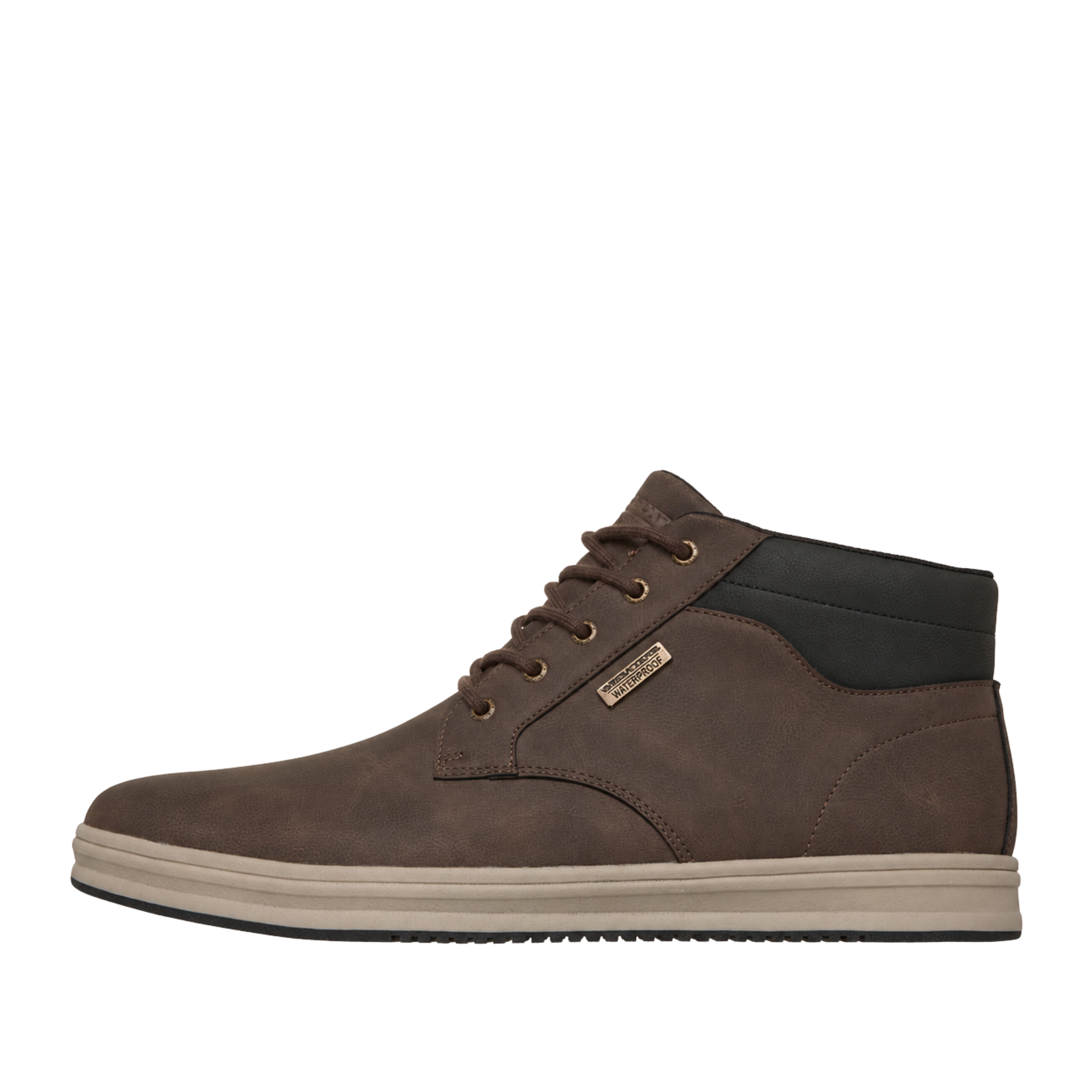 SNEAKERS ALTE 211461 IMPERMEABILI UOMO MARRONE