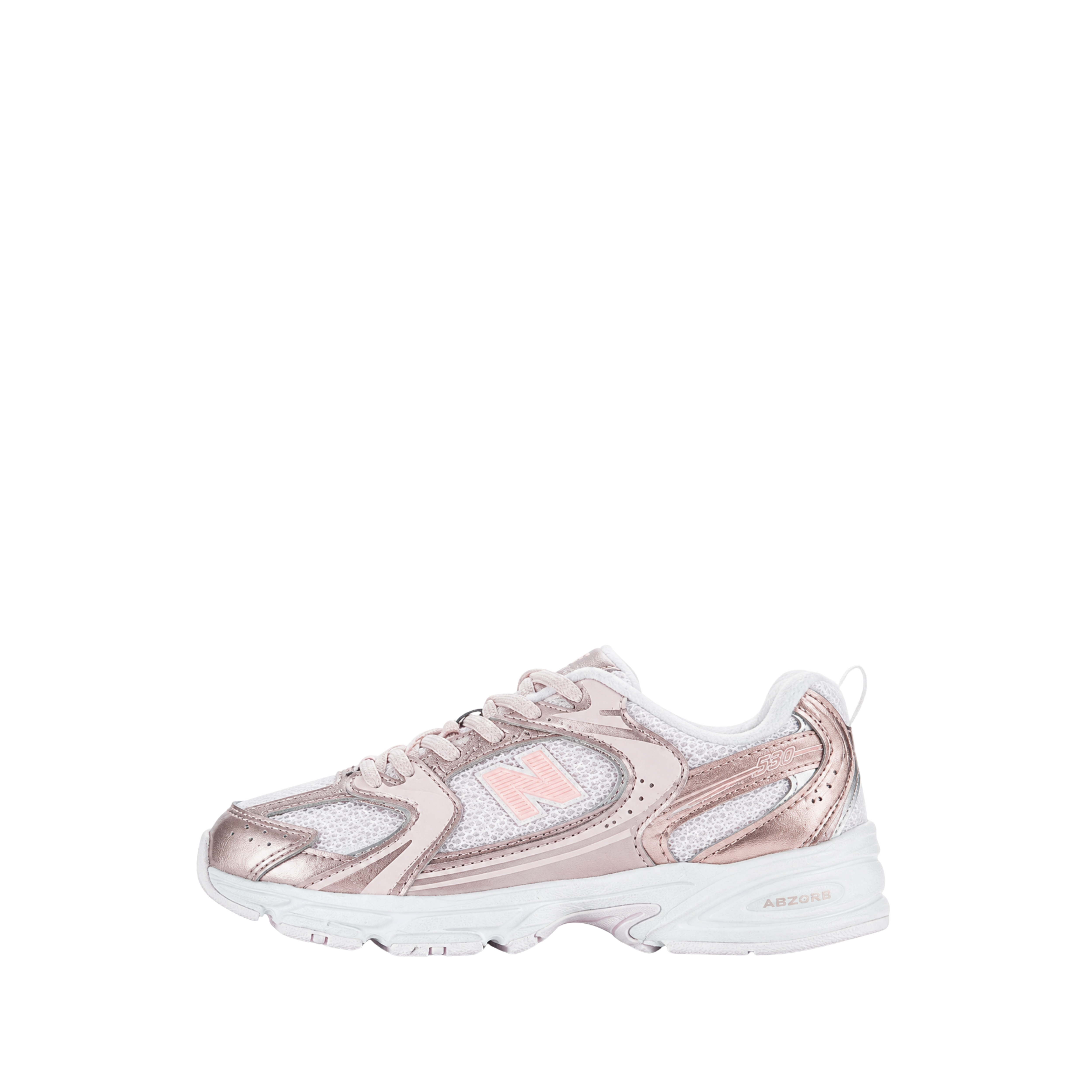SNEAKERS BASSE CON INSERTI METALLIZZATI BAMBINA ROSA