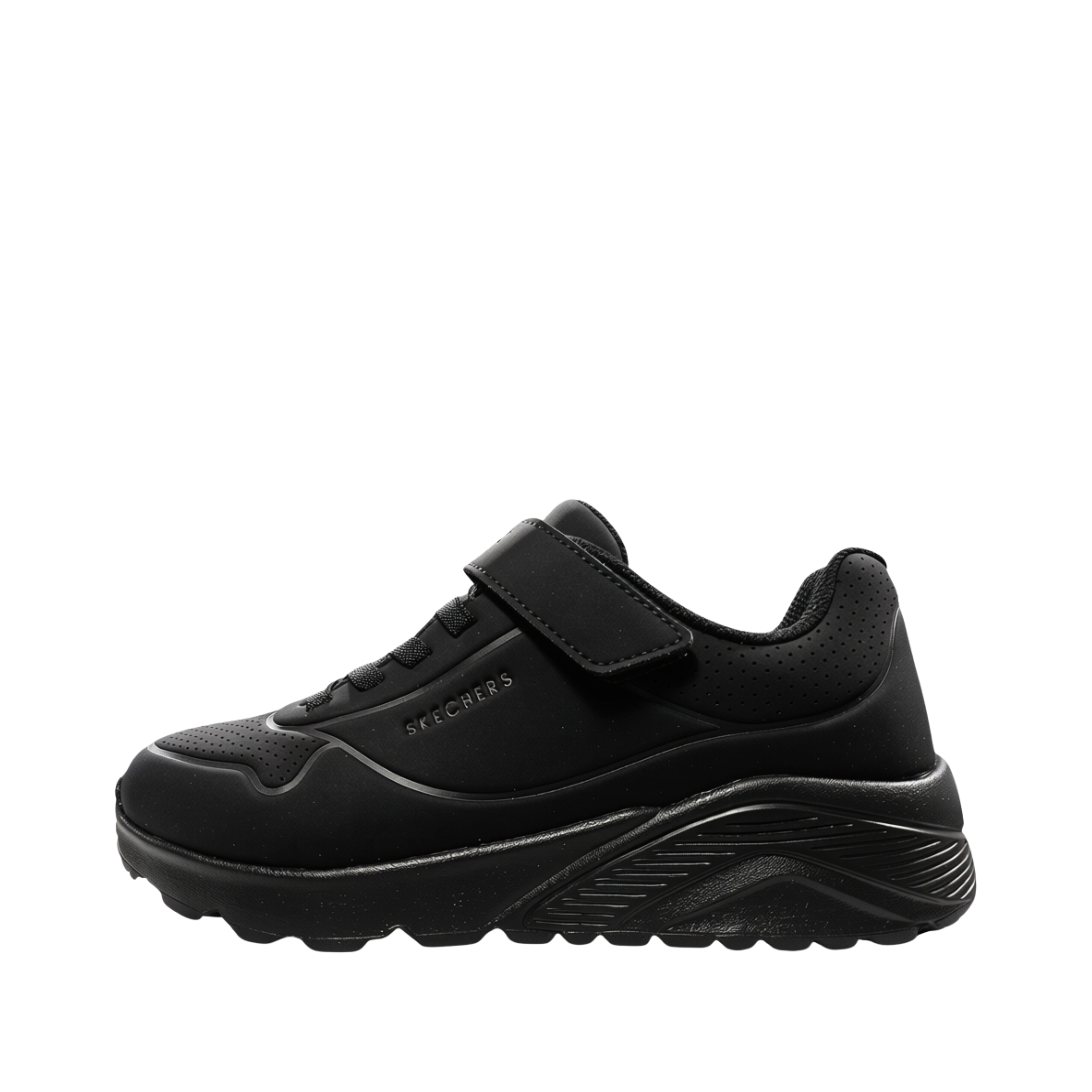 SNEAKERS PLATFORM 403695L A STRAPPO BAMBINO NERO