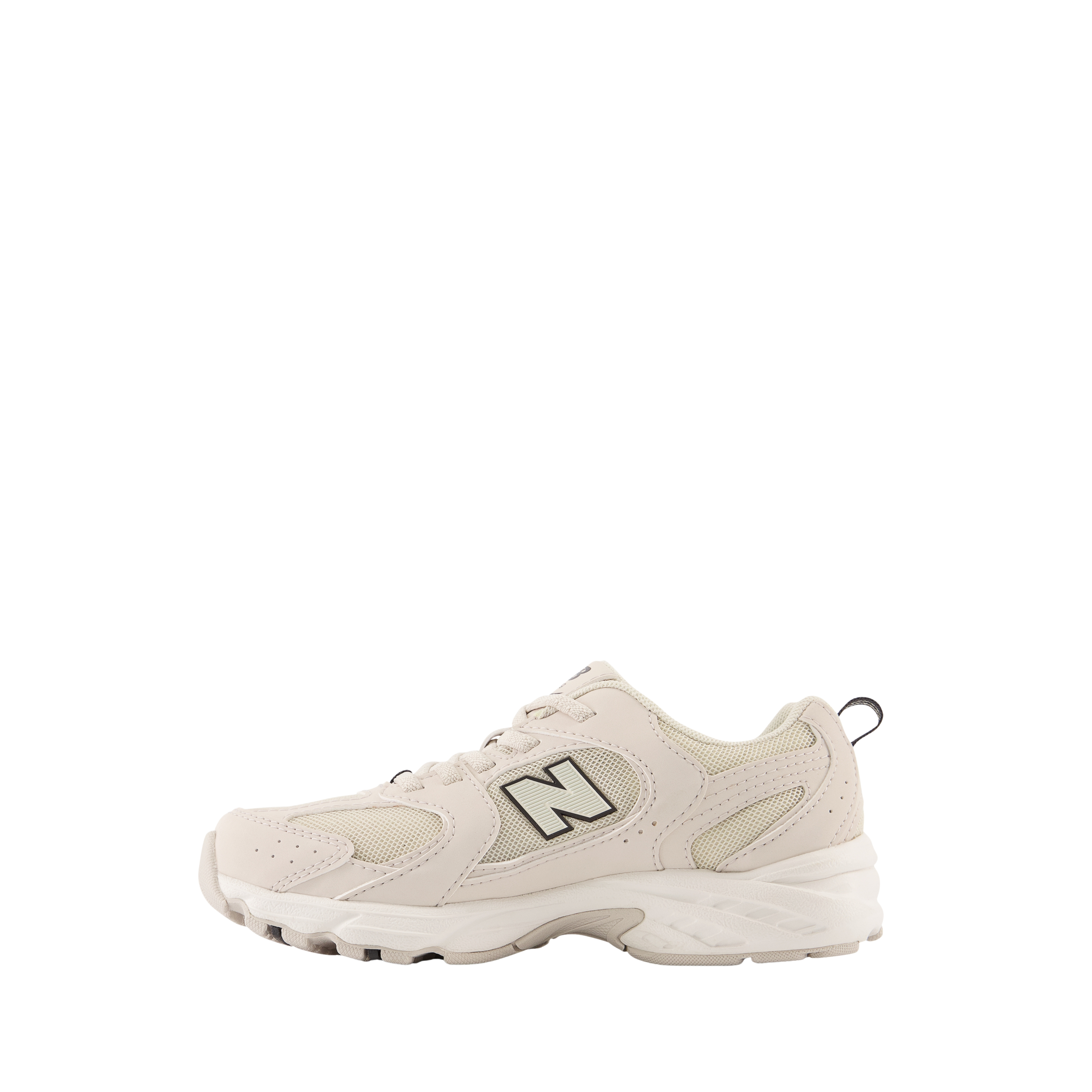 SNEAKERS BASSE CON DETTAGLI A CONTRASTO UNISEX BAMBINO AVORIO