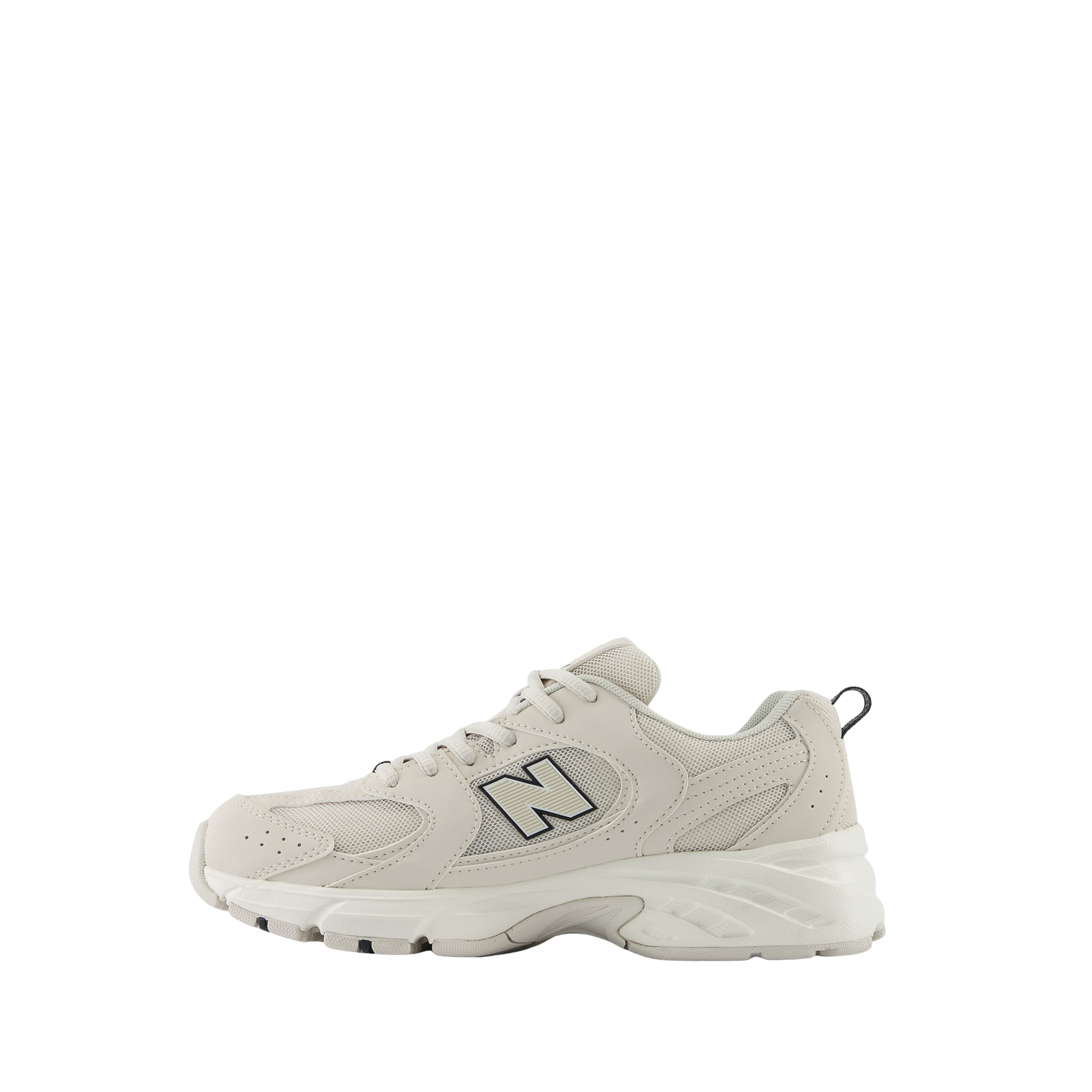 SNEAKERS BASSE CON PANNELLI SAGOMATI UNISEX BAMBINO AVORIO