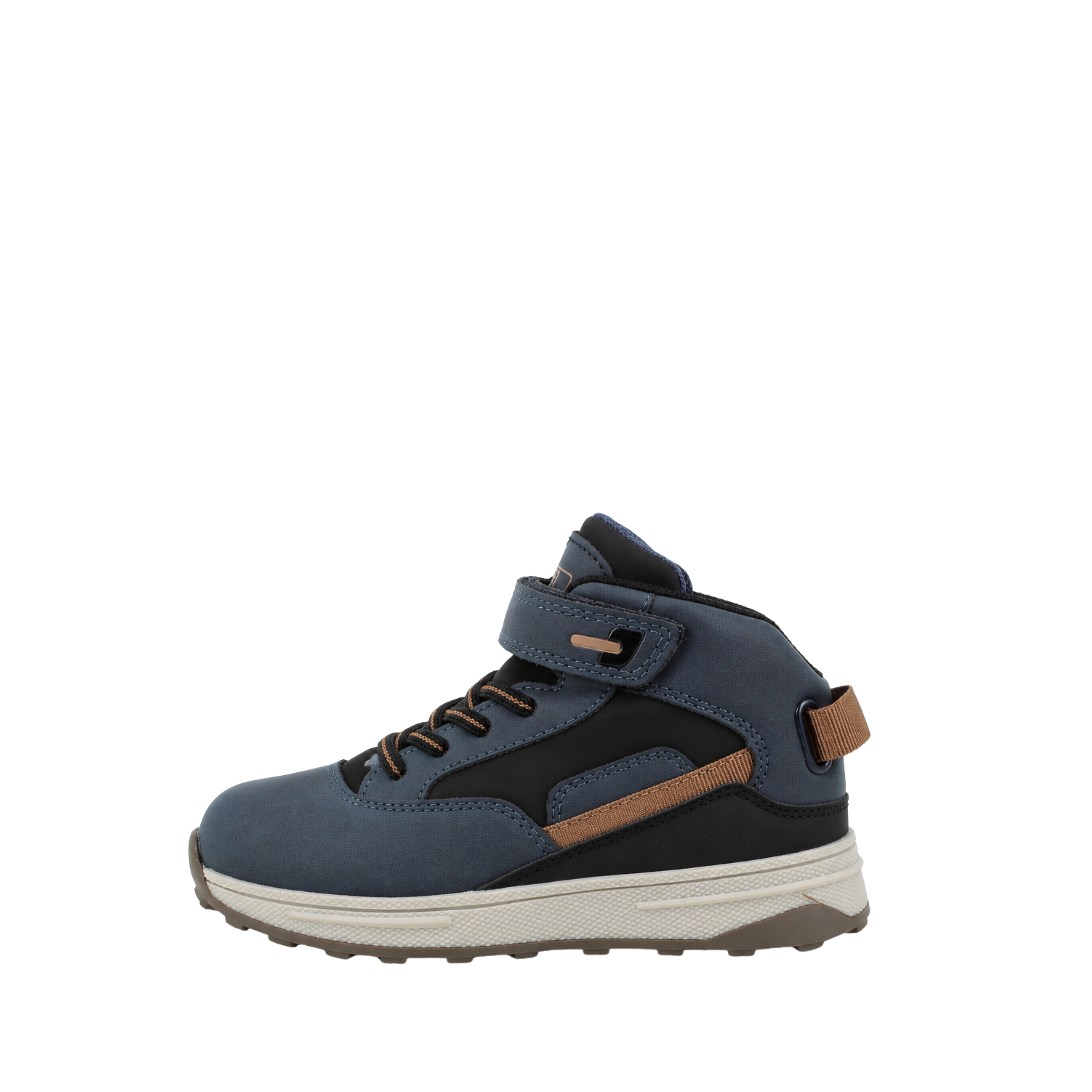 SNEAKERS ALTE CON STRAPPO BAMBINO BLU